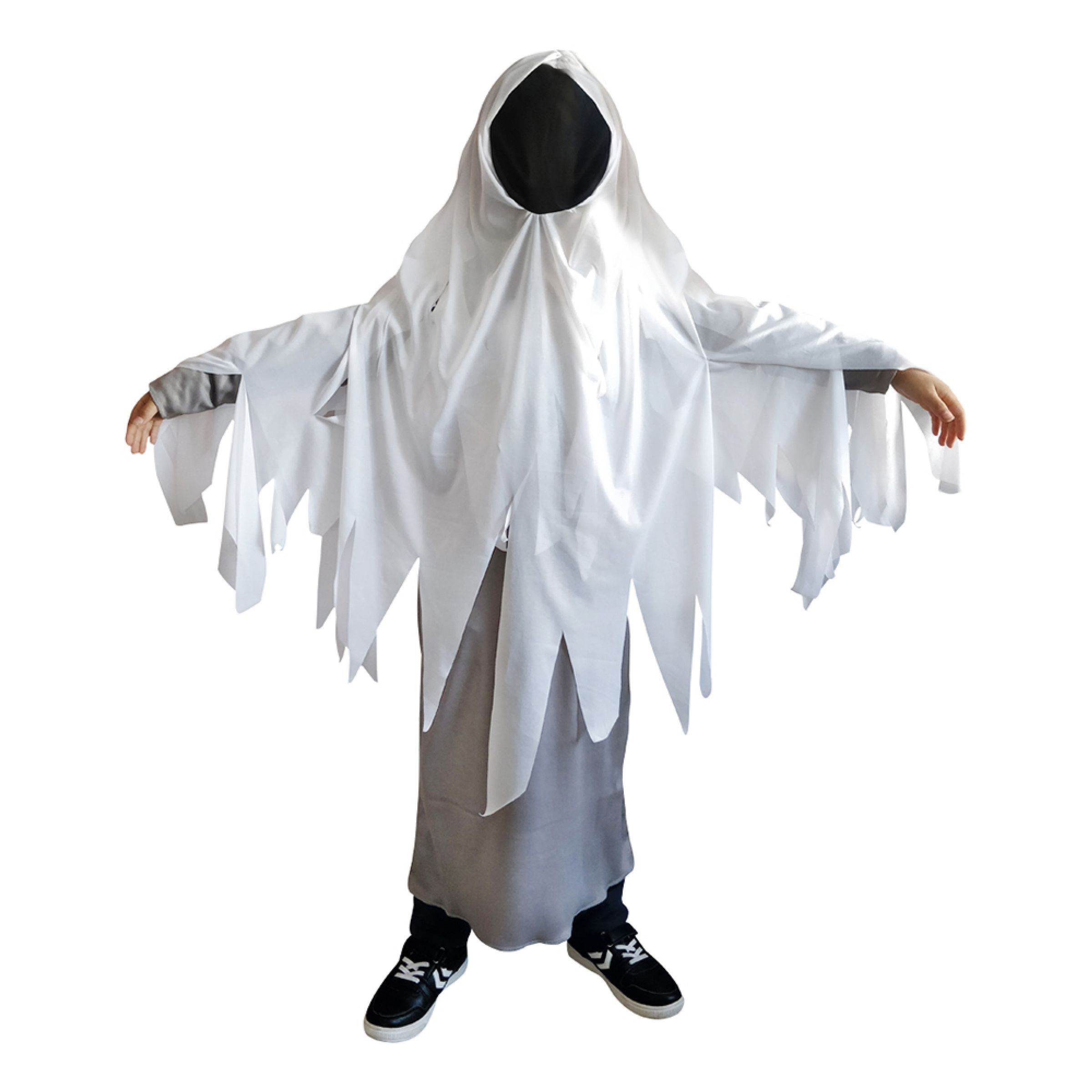 Ansiktslöst Spöke Barn MaskeraddrÀkt - X-Large | Hem - Maskerad - MaskeraddrÀkter - BarndrÀkter | Pryloteket
