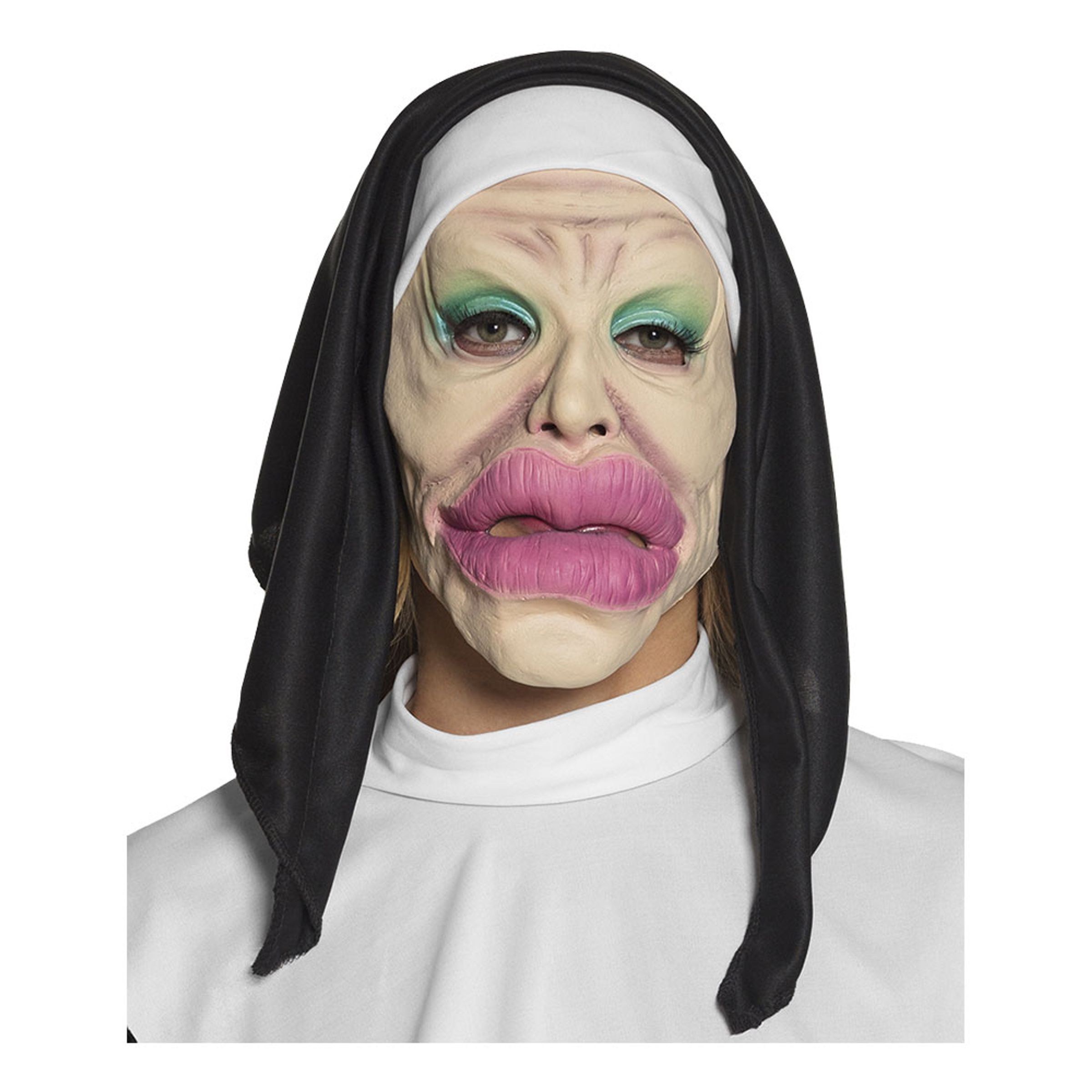 Läs mer om Nunna Mask Heliga Läppar - One size