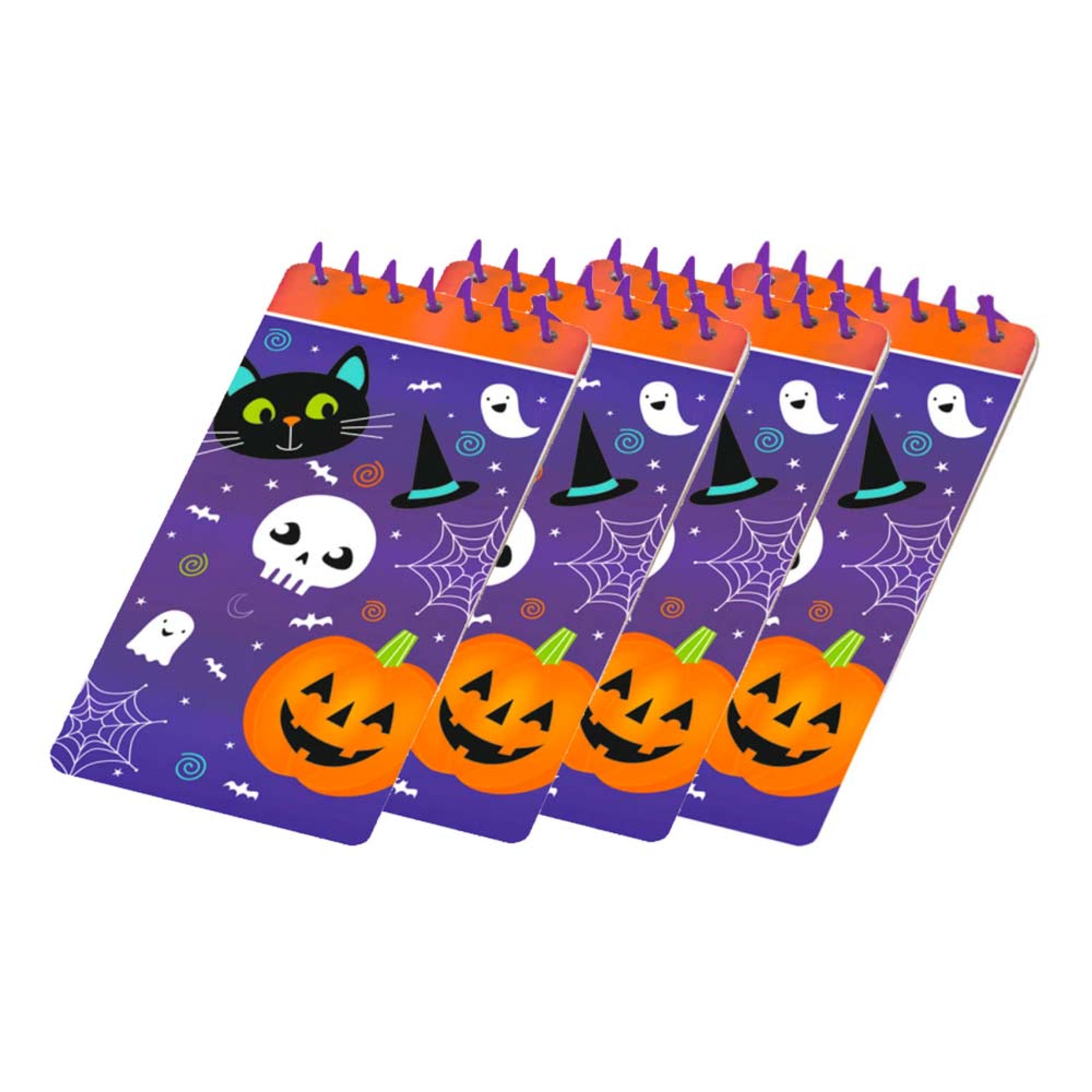 Läs mer om Anteckningsblock Mini Halloween Friends - 4-pack