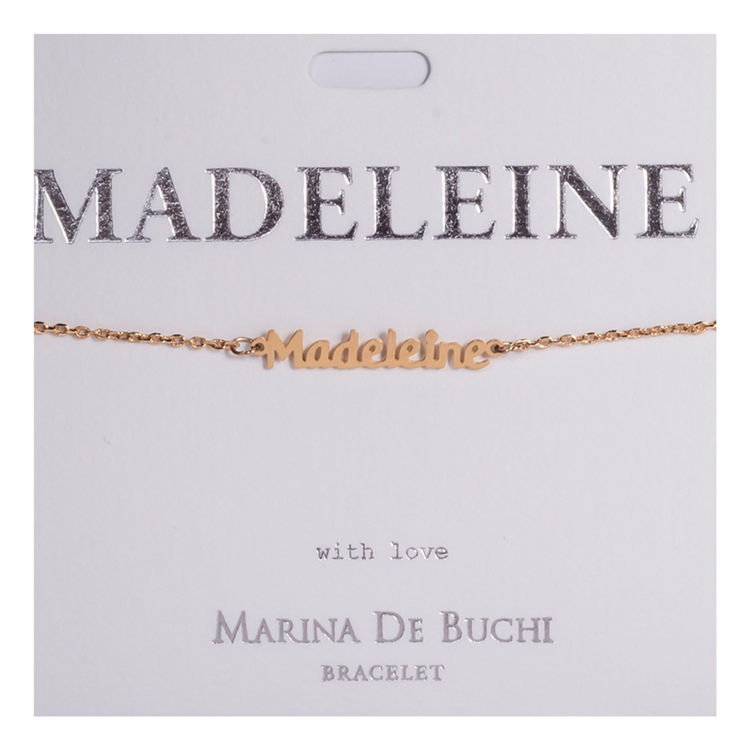 Namnarmband Guld - Madeleine