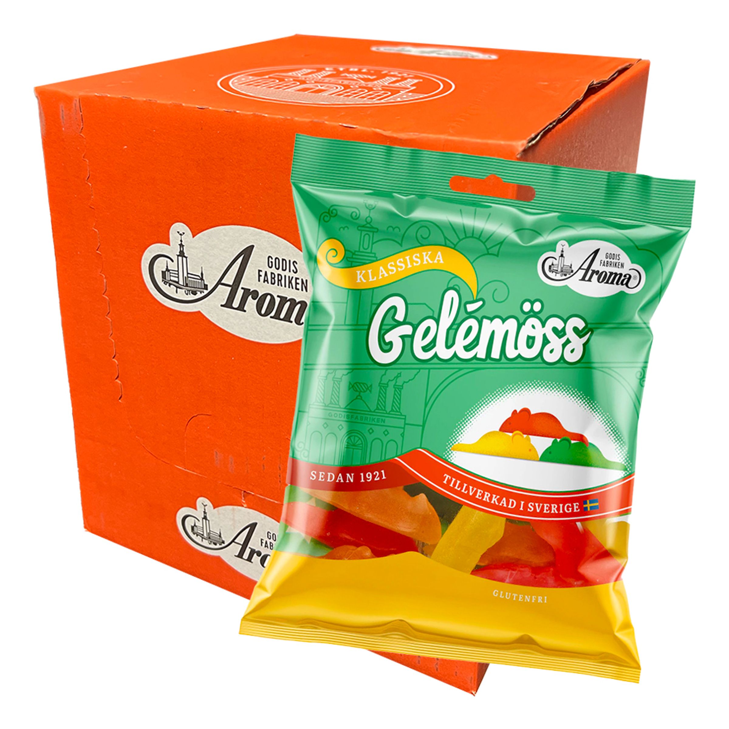 Aroma Gelémöss Storpack - 20-pack