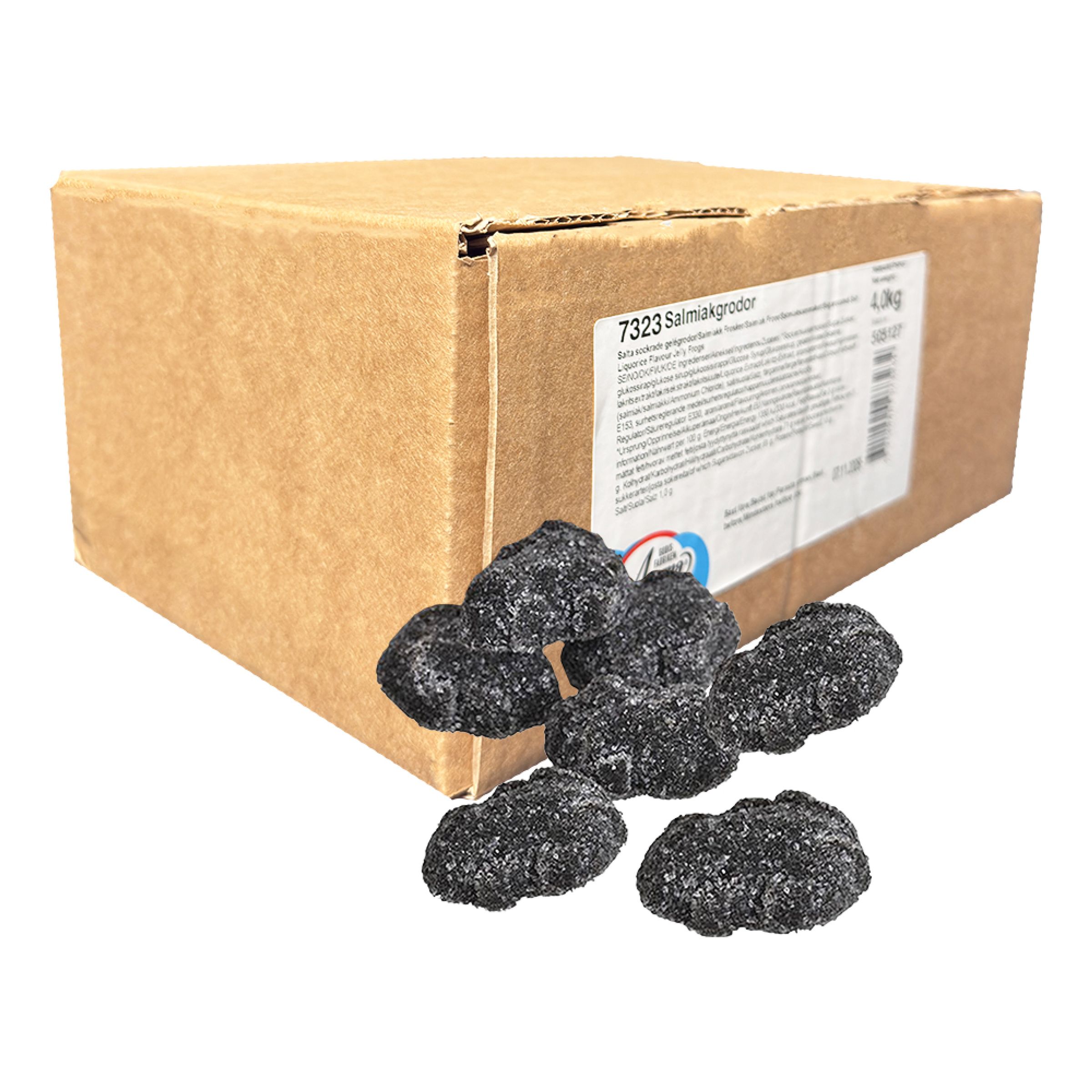 Aroma Salmiakgrodor Storpack - 4 kg | Hem - Godis & Läsk - Godis - Retrogodis | Maskeradspecialisten