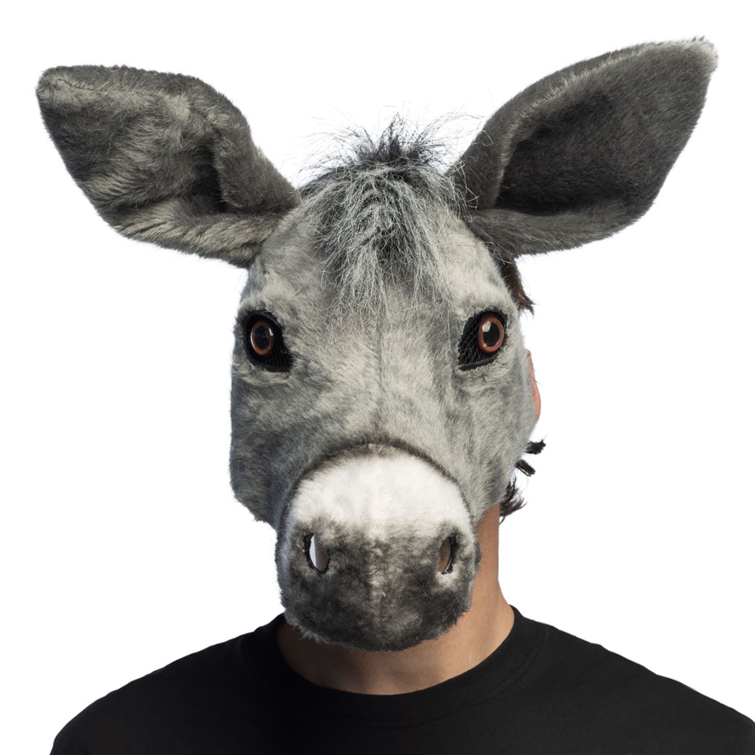 Åsna Halvmask - One size | Hem - Maskerad - Masker - Djurmasker | Maskeradspecialisten