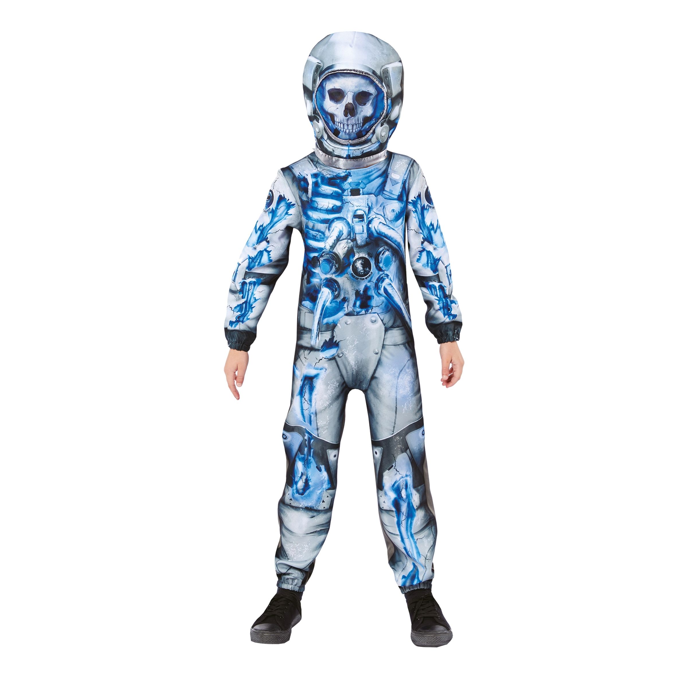 Läs mer om Astronaut Skelett Barn Maskeraddräkt - X-Large