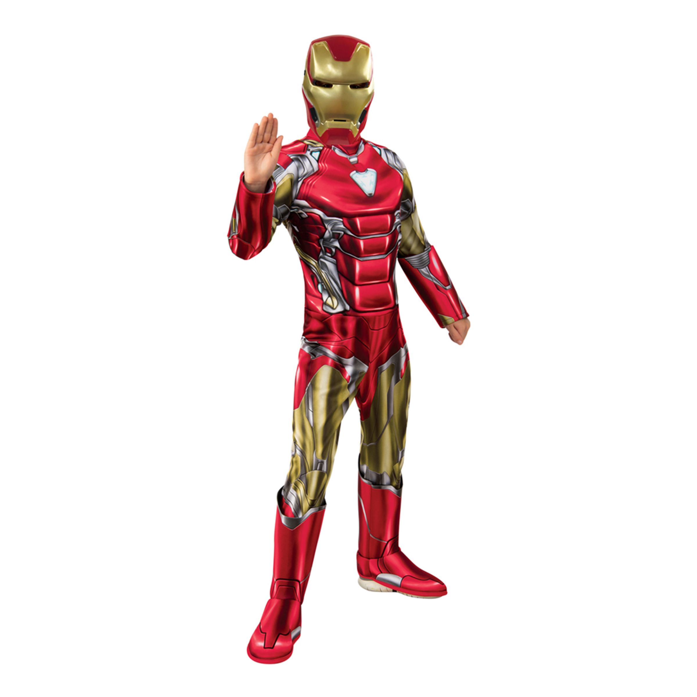 Avengers 4 Iron Man Deluxe Barn Maskeraddräkt - Small
