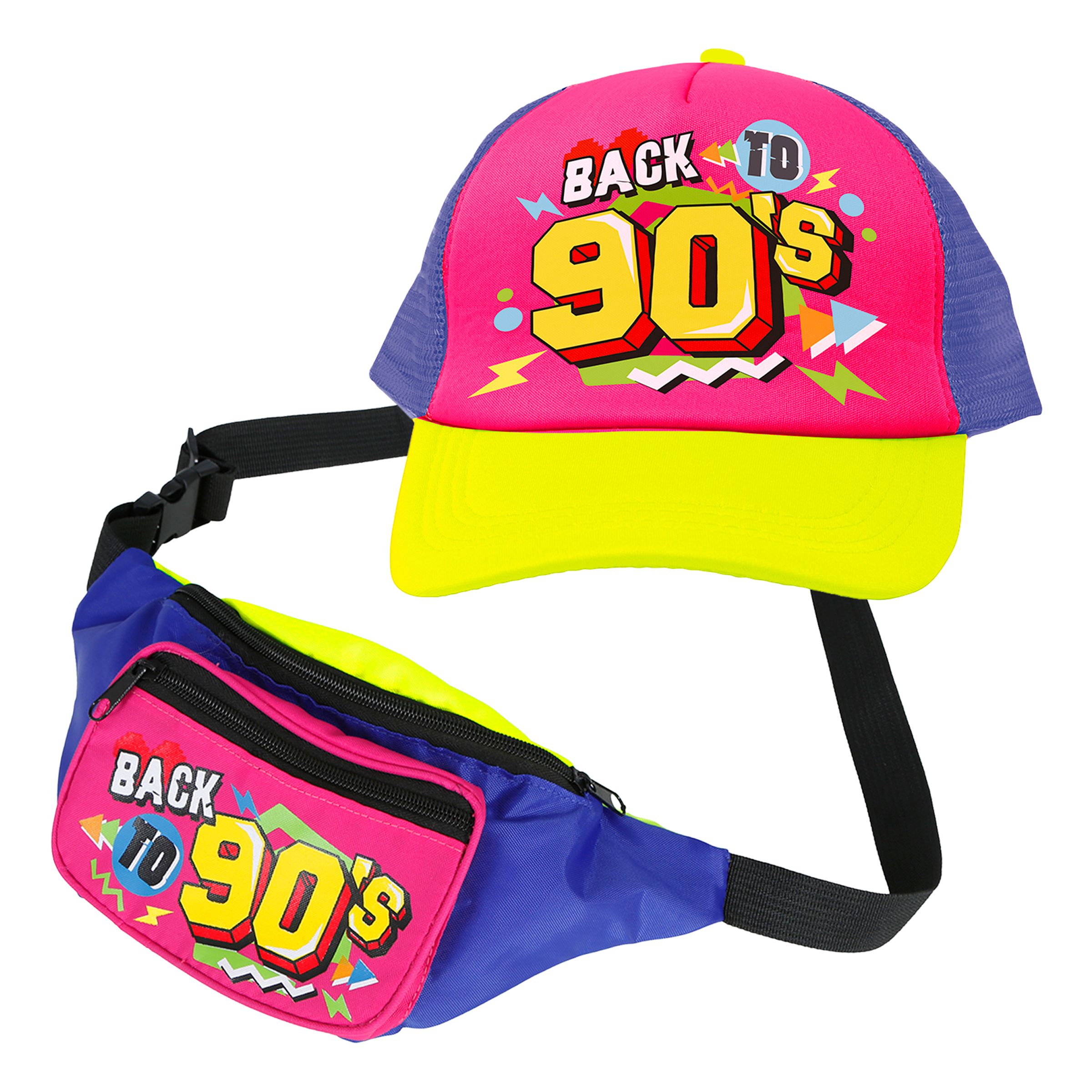 Back to 90s Tillbehörskit - One size | Hem - Maskerad - Tillbehör - Maskeradväskor | Pryloteket