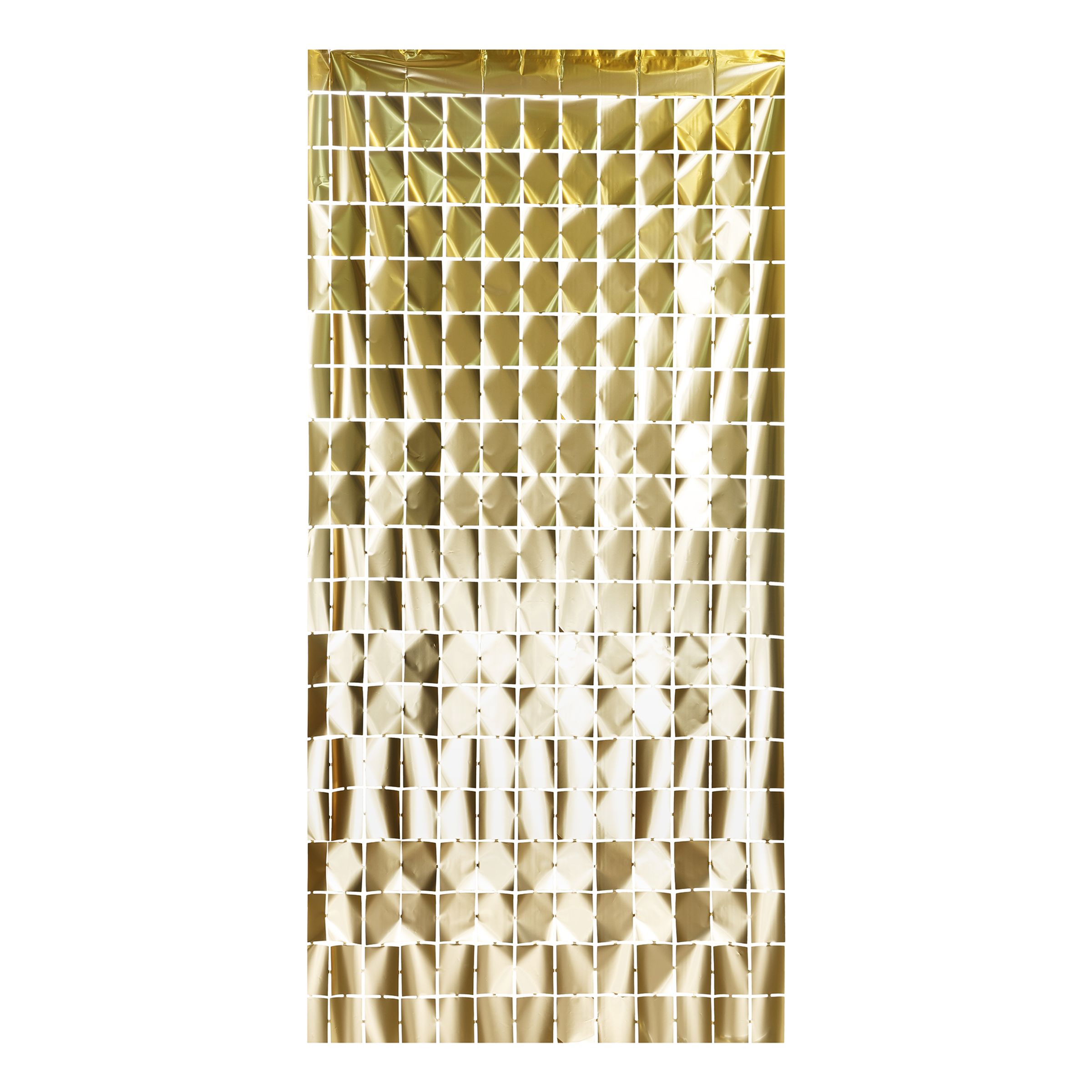Backdrop Kvadratisk Guld Metallic