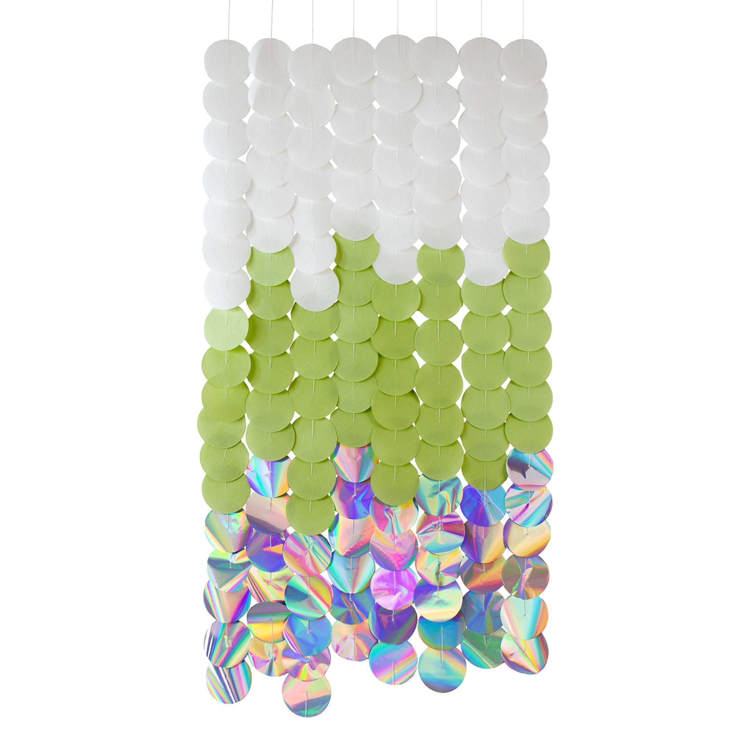 Backdrop Grön/Vit | Hem - Teman - Färger - Grön | Party Outlet