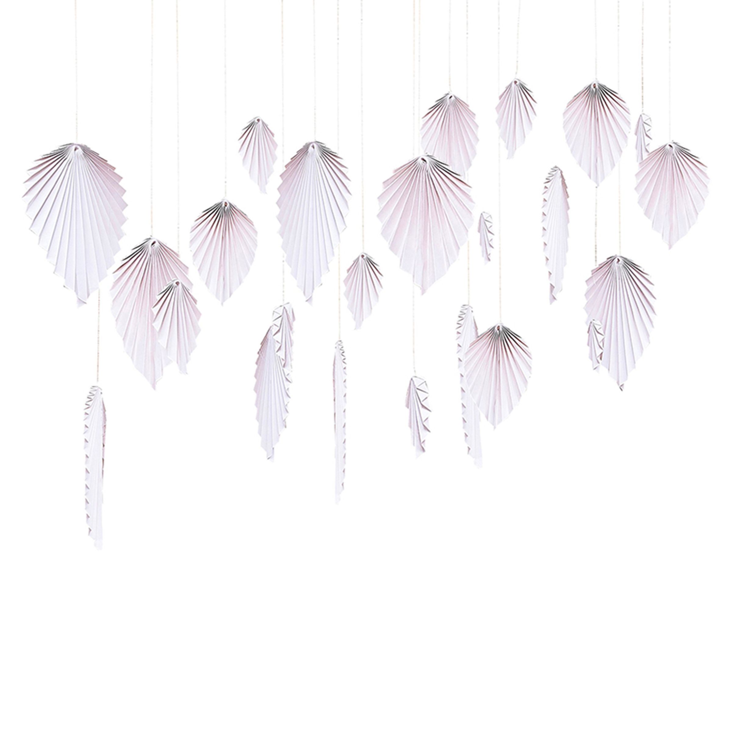 Backdrop Vita Palmblad