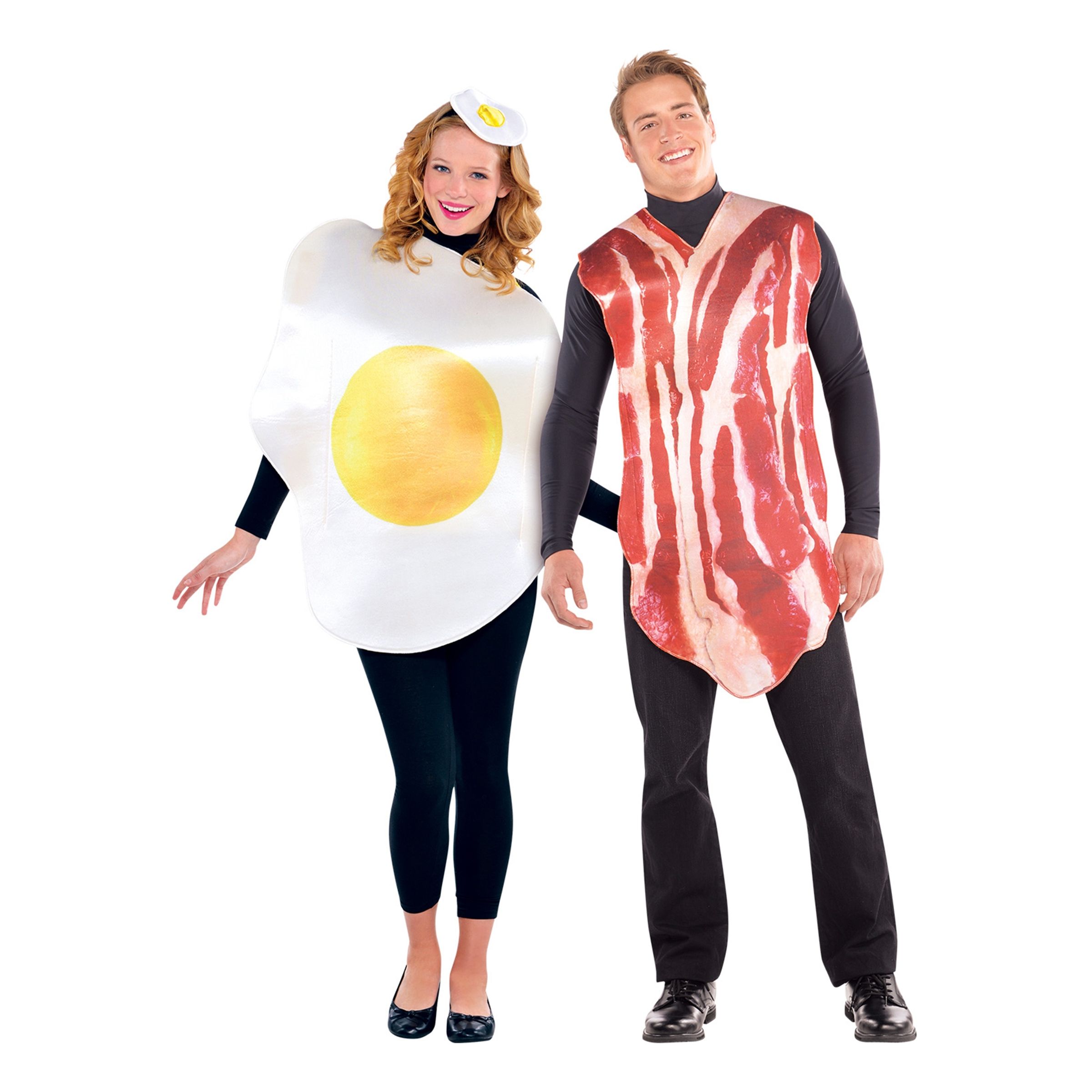 Bacon & Ägg Maskeraddräkt - Medium/Large