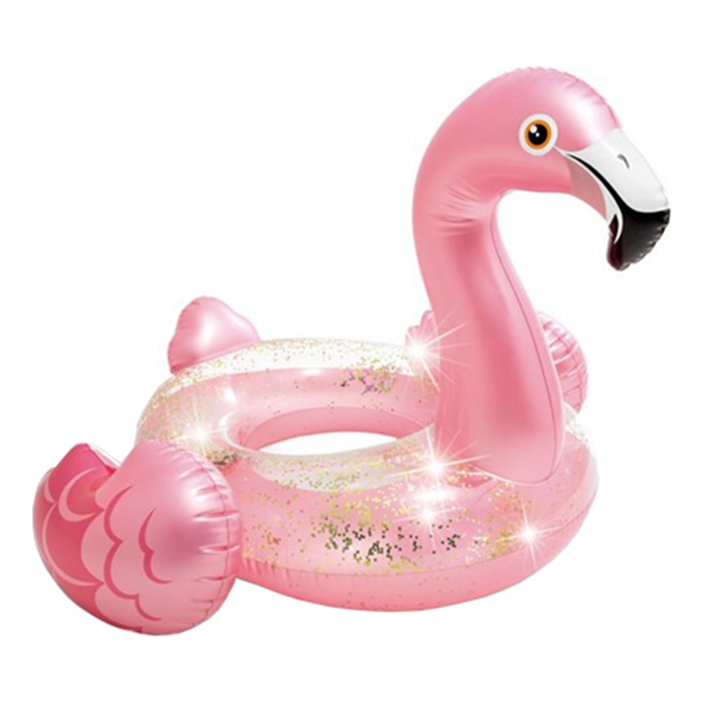 Läs mer om Badring Glitter Flamingo