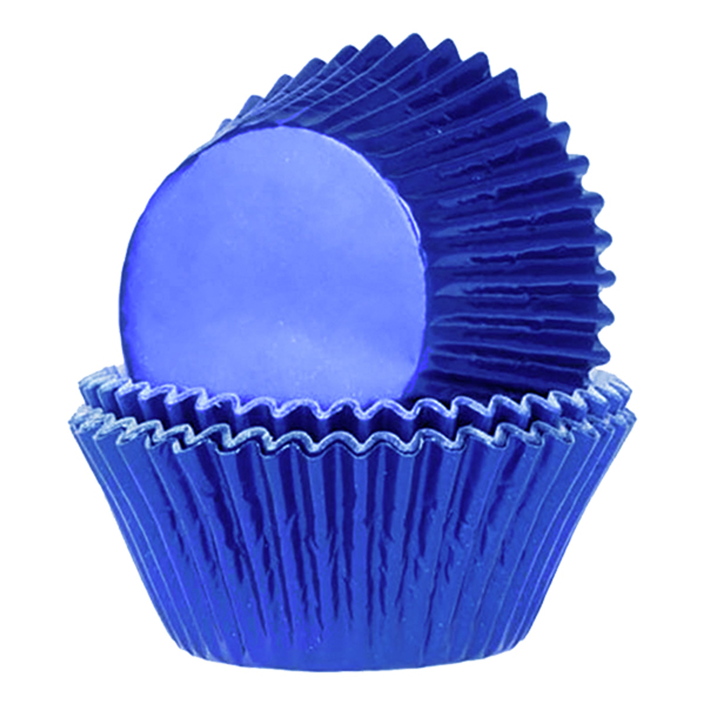 Muffinsformar Folie Mörkblå - 24-pack