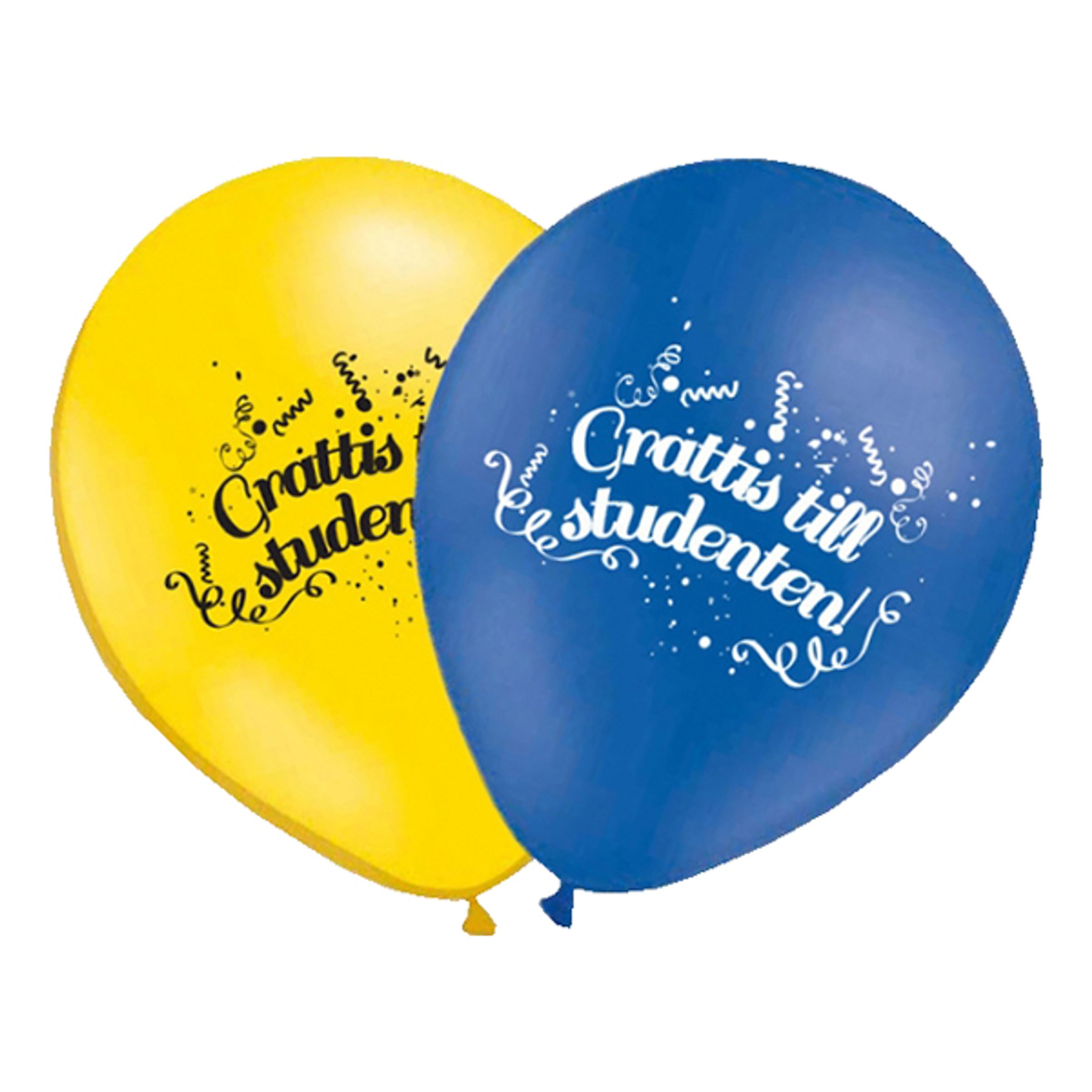 Läs mer om Ballonger Grattis till Studenten! - 100-pack