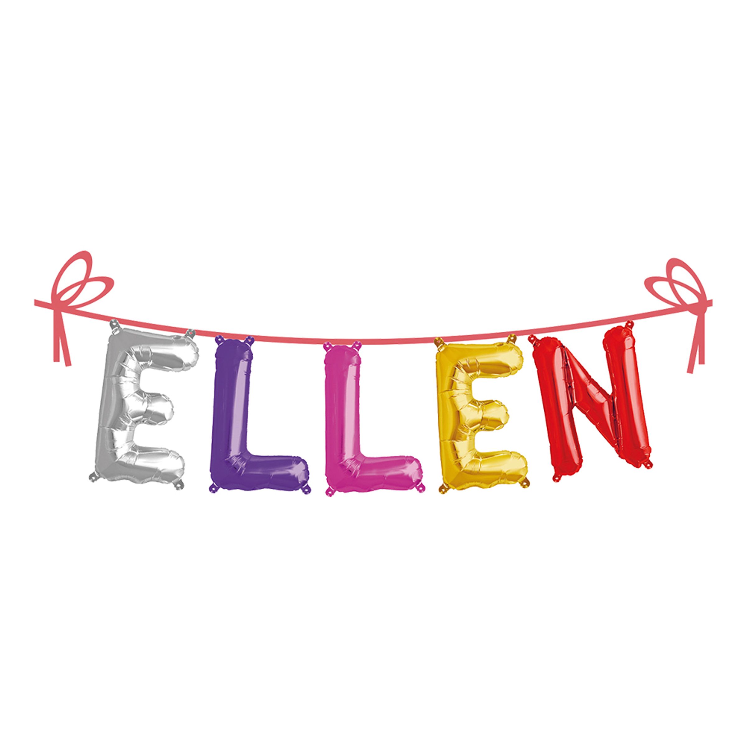 Ballonggirlang Folie Namn - Ellen | Hem//Festartiklar//Girlanger//festdekoration | PartyOutlet