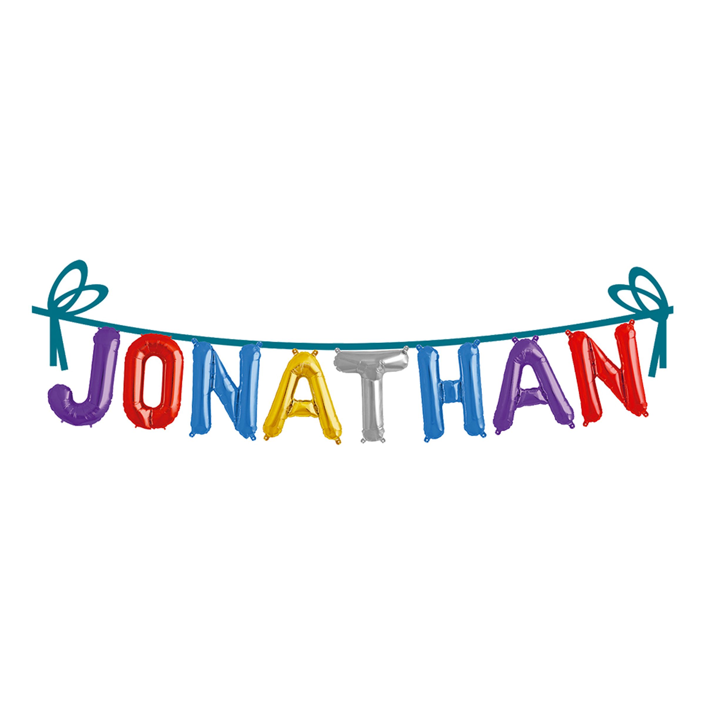 Ballonggirlang Folie Namn - Jonathan