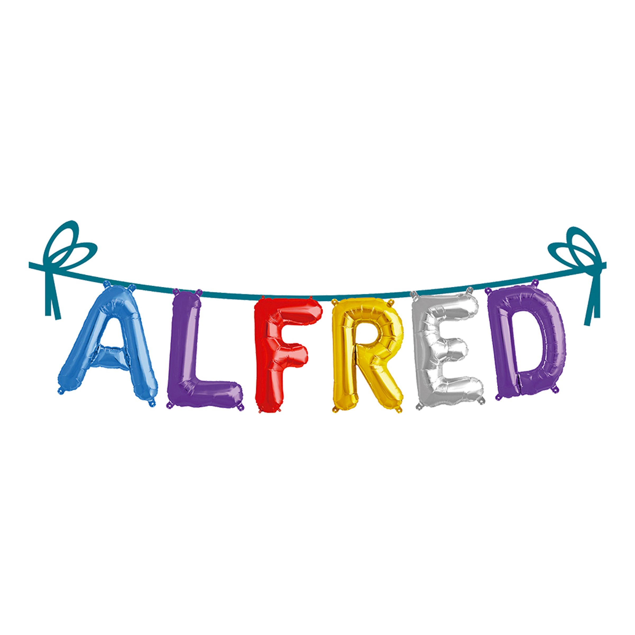 Ballonggirlang Folie Namn - Alfred