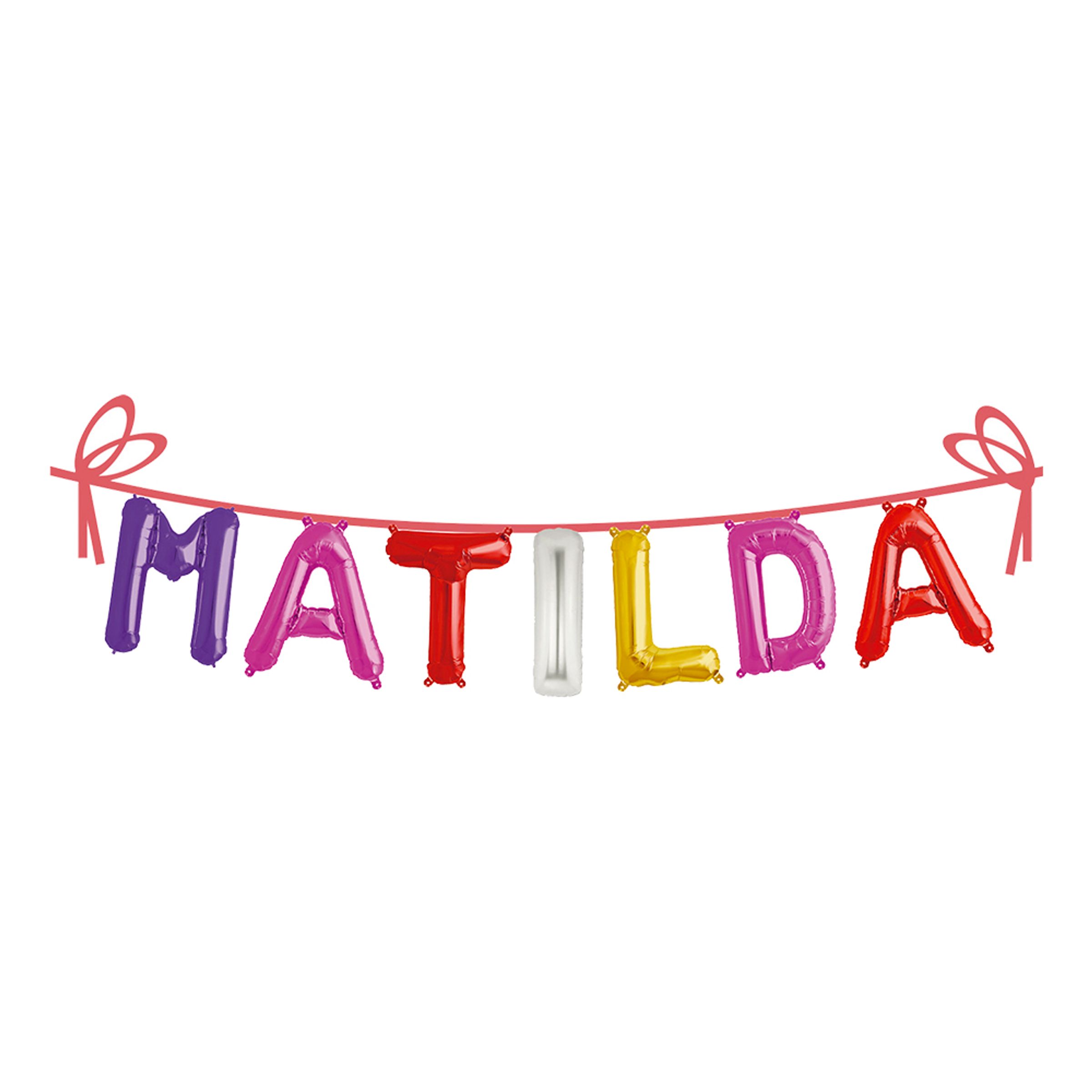 Ballonggirlang Folie Namn - Matilda