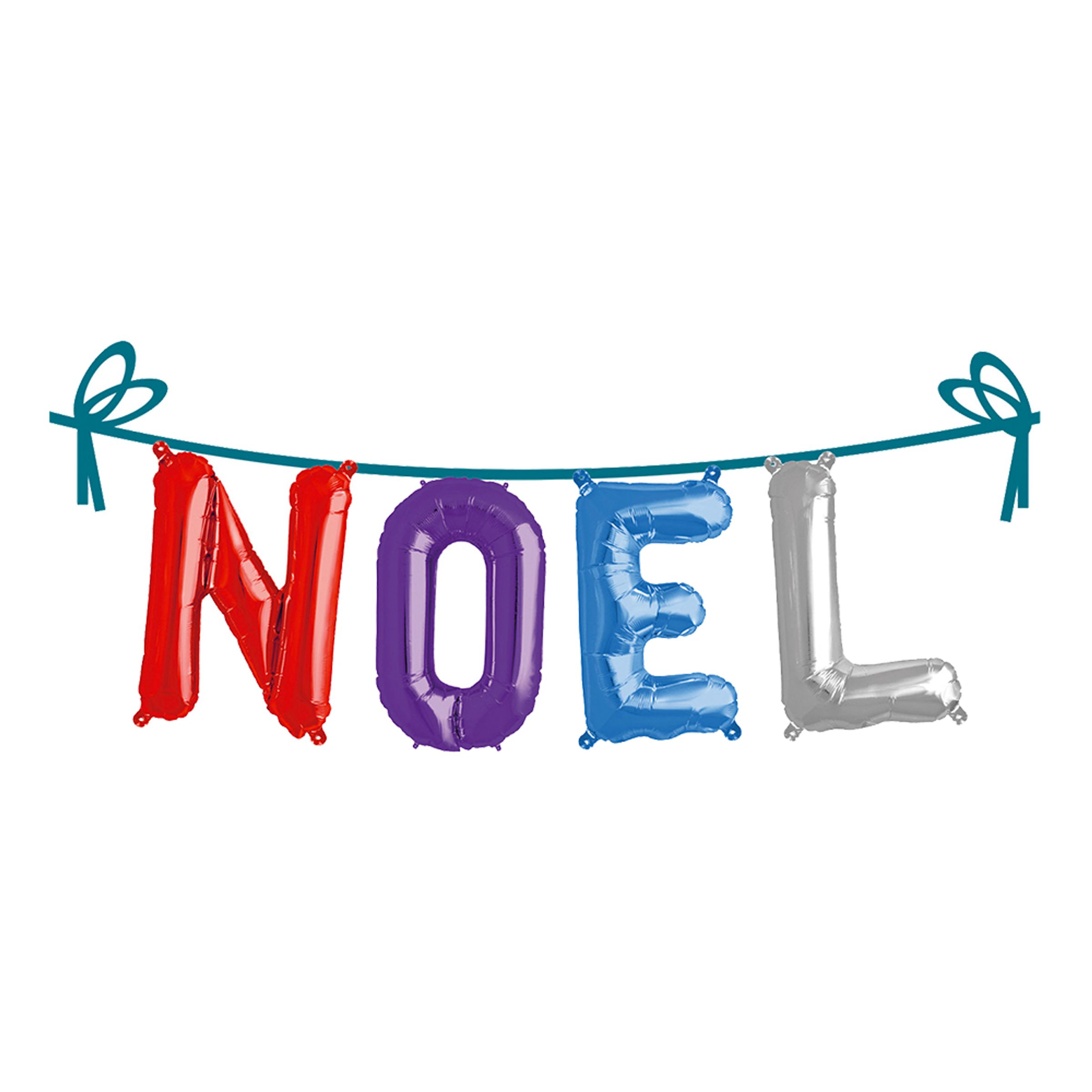 Läs mer om Ballonggirlang Folie Namn - Noel