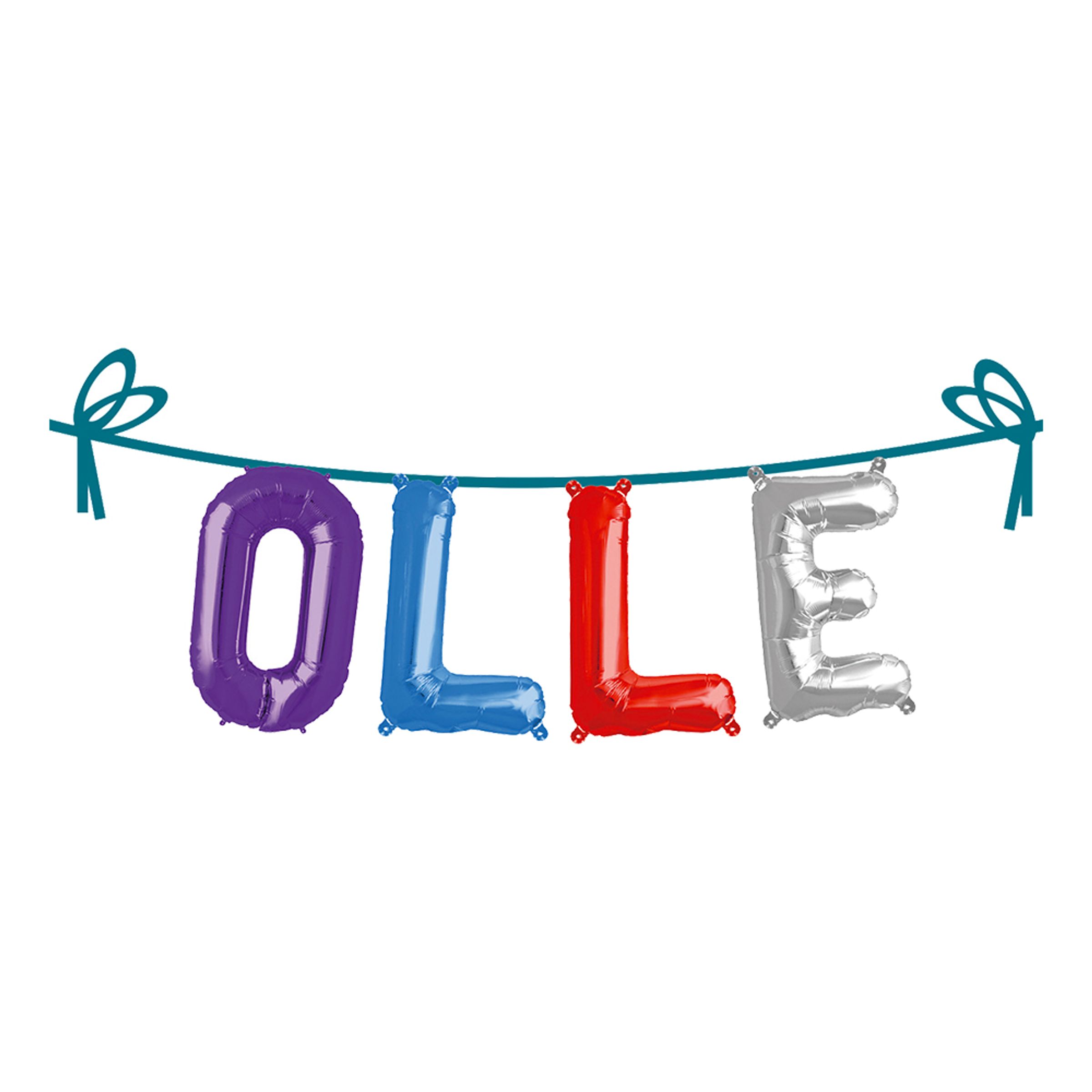 Läs mer om Ballonggirlang Folie Namn - Olle