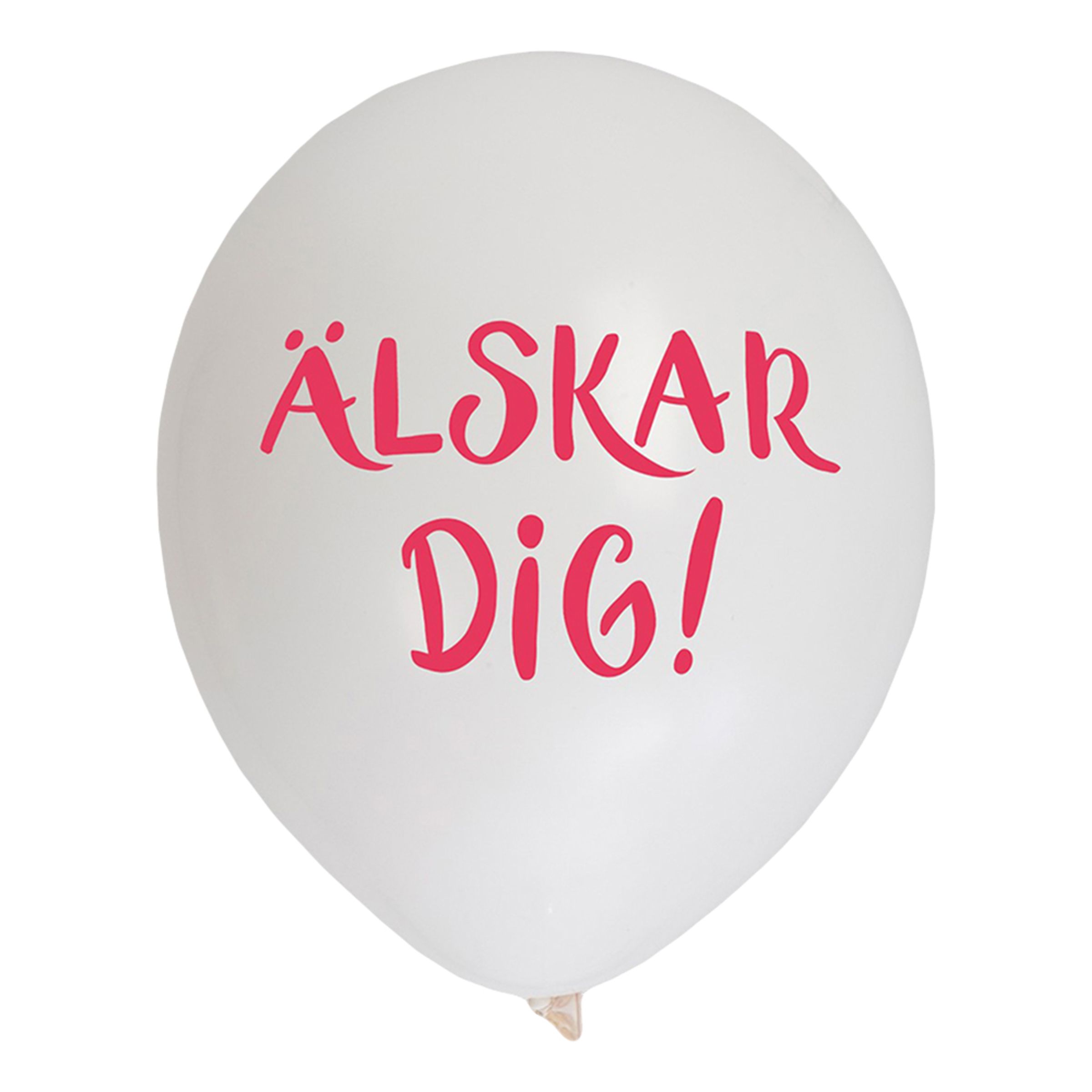 Läs mer om Ballonger Älskar Dig - 6-pack