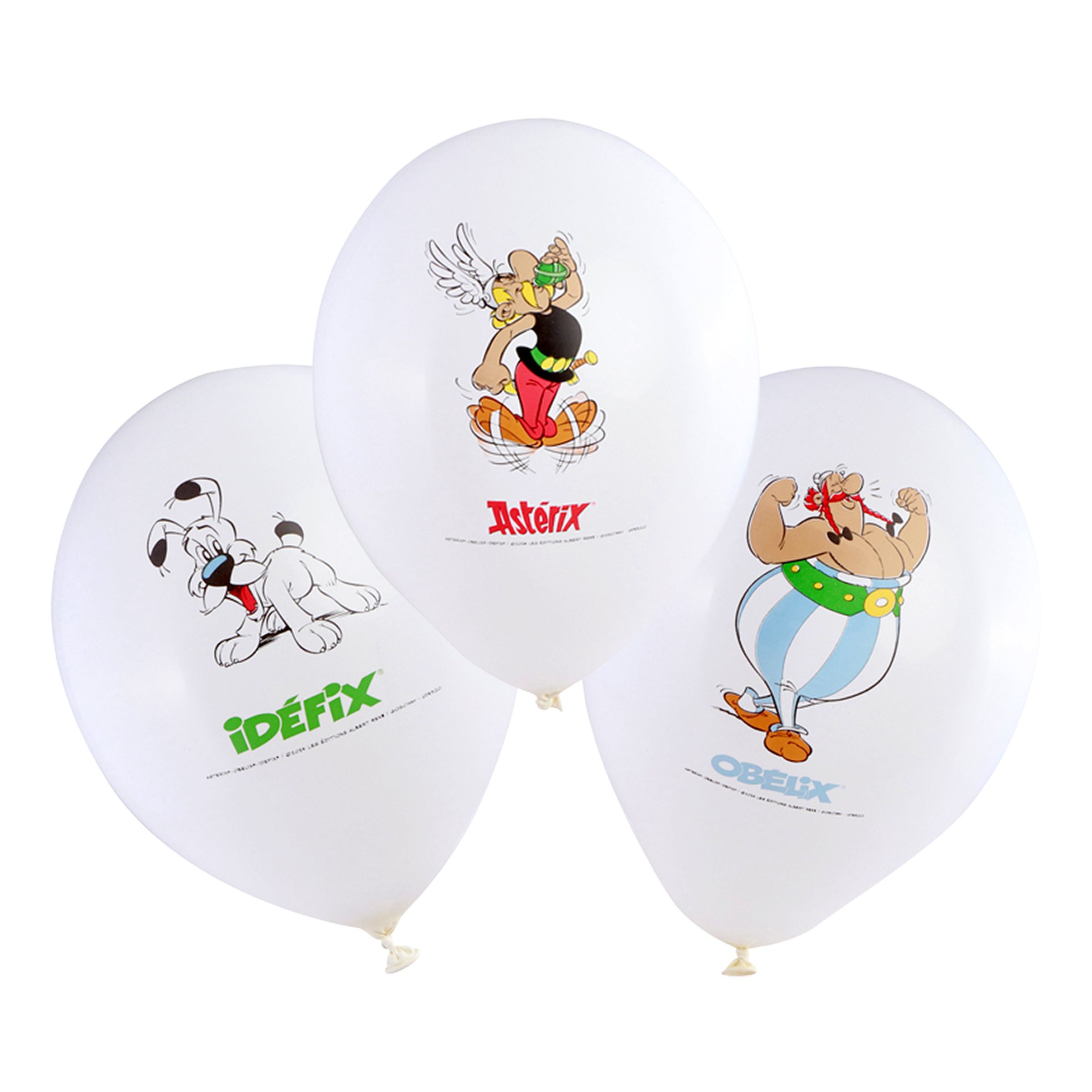 Ballonger Asterix - 6-pack | Hem - Festartiklar - Ballonger - Latexballonger | Party Outlet