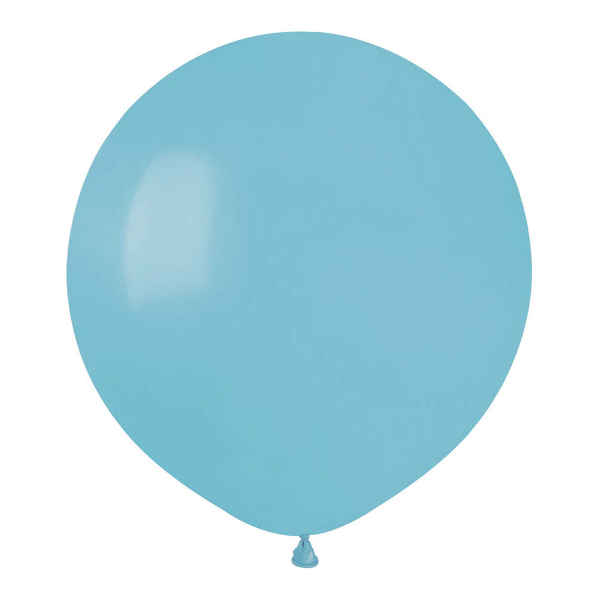 Ballonger Baby Blue Runda Stora - 50-pack