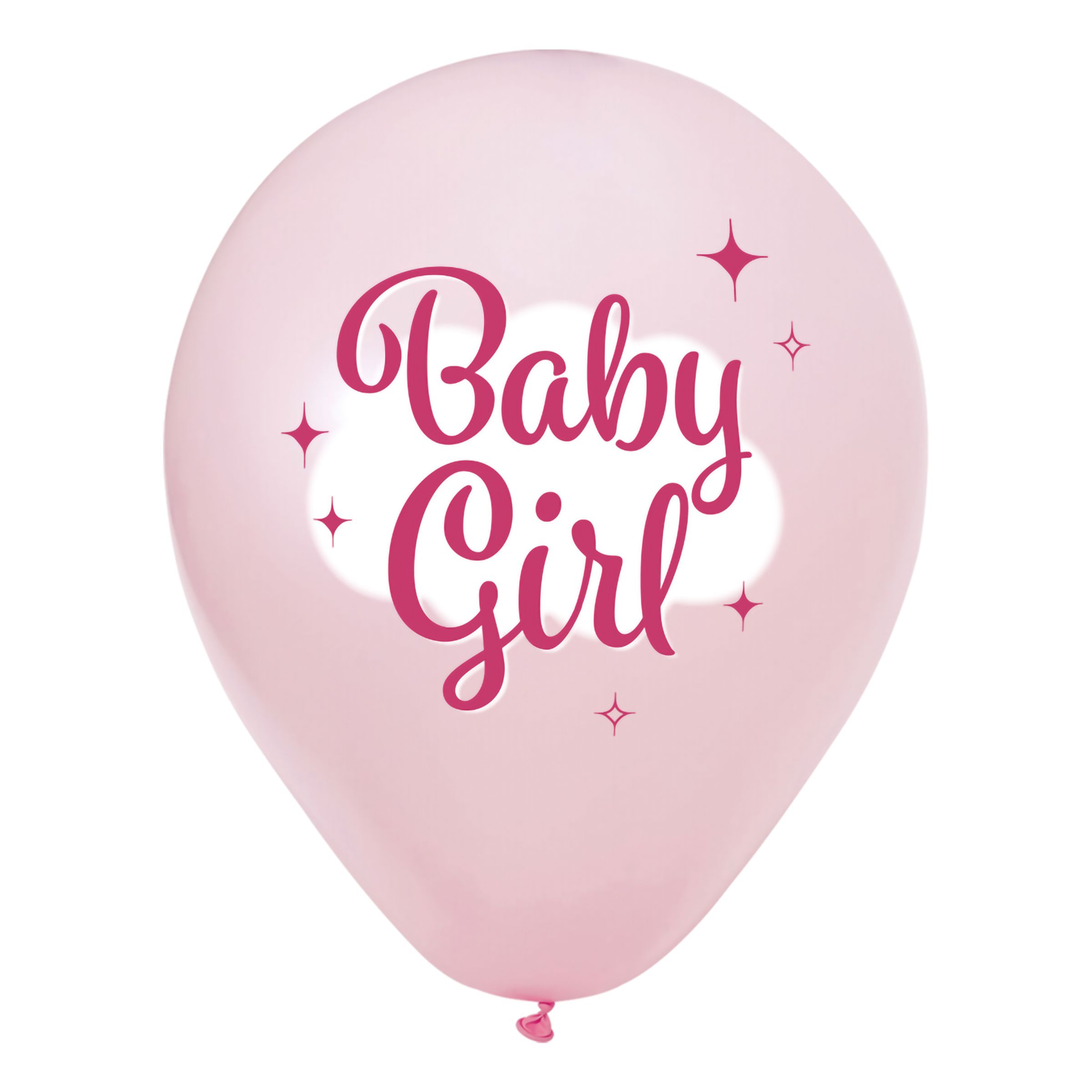 Ballonger Baby Girl - 8-pack | Hem - Festartiklar - Ballonger - Latexballonger | Pryloteket