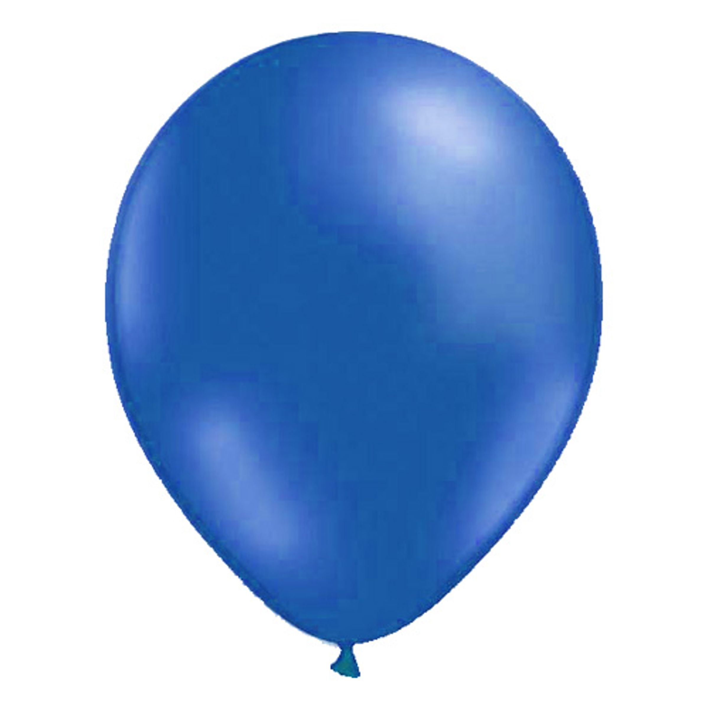 Läs mer om Ballonger Blå Metallic - 100-pack