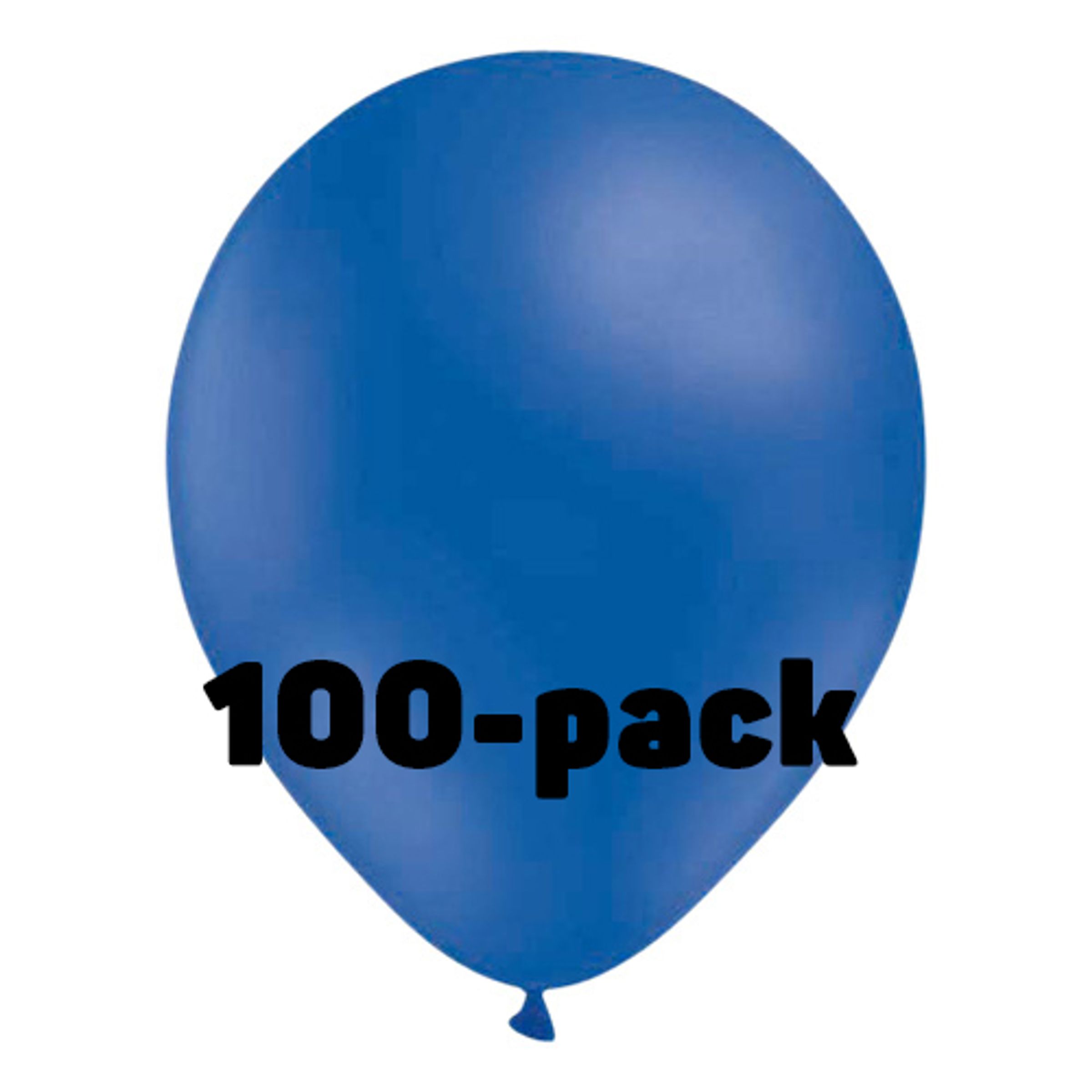 Läs mer om Ballonger Blåa - 100-pack