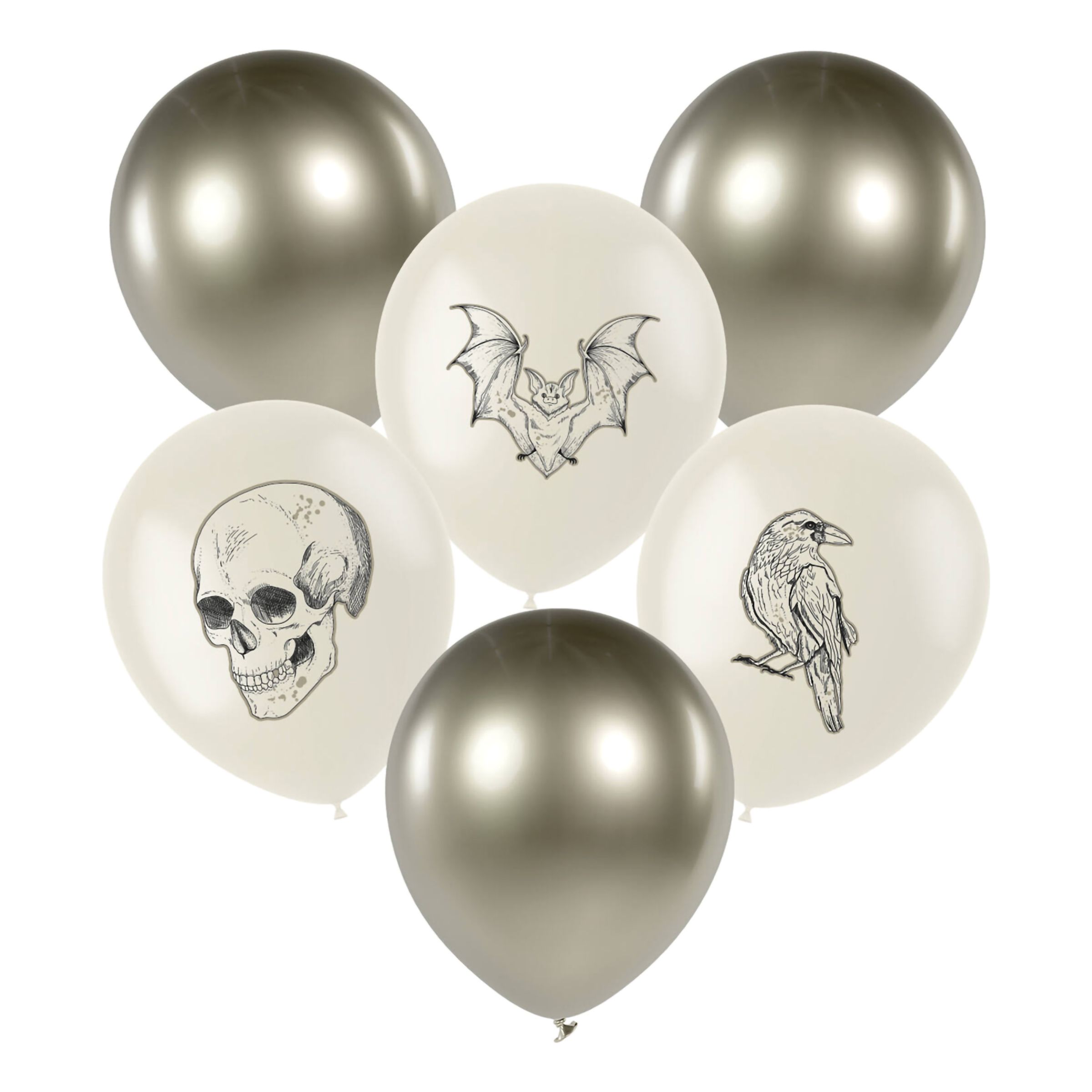 Balloner Creepy Curiosities - 6-pak