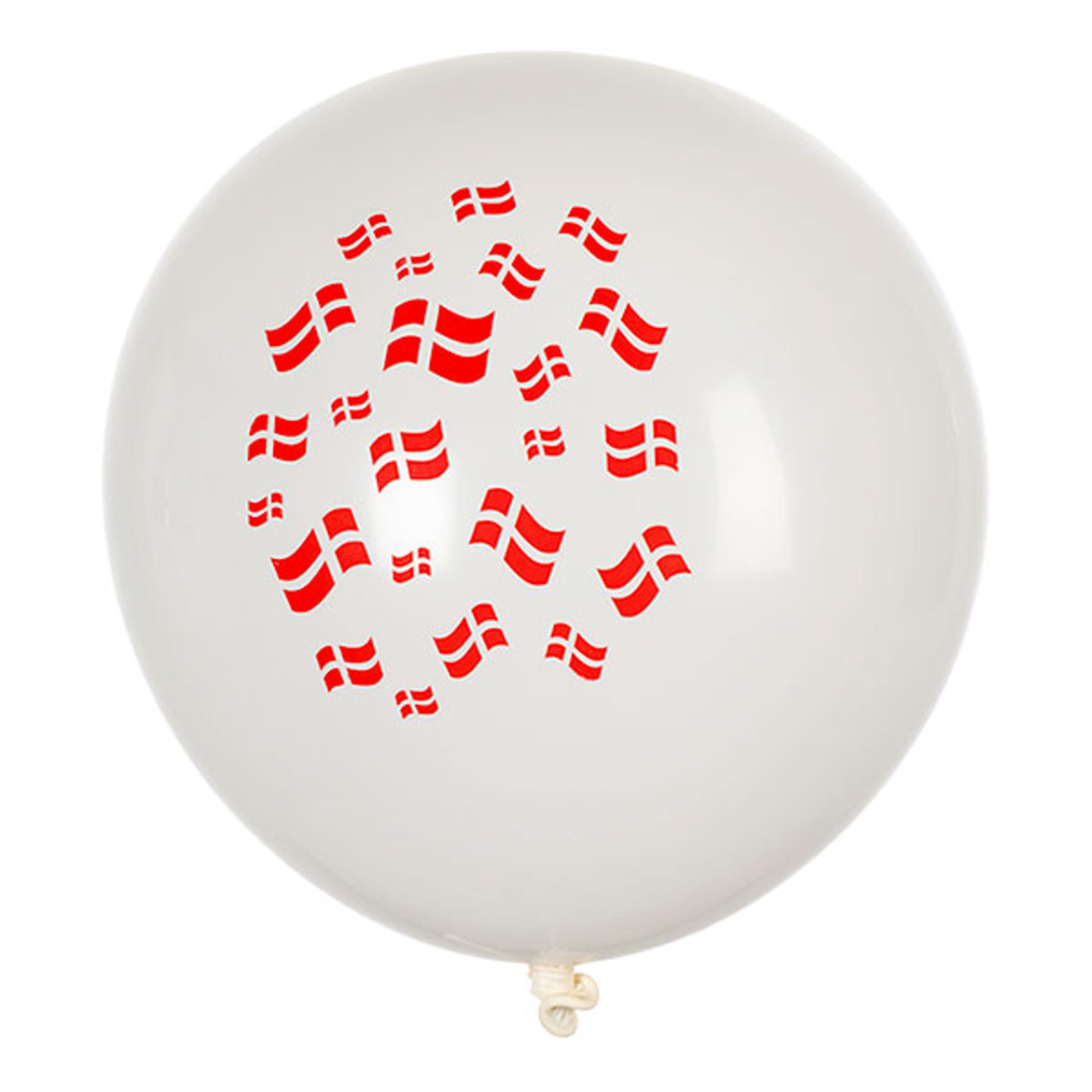 Läs mer om Ballonger Danska Flaggan - 8-pack