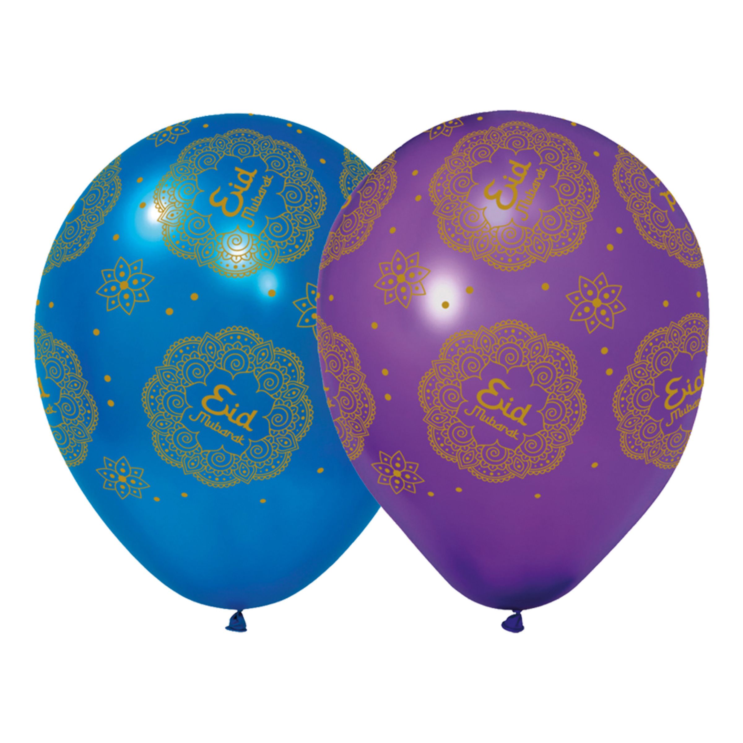Ballonger Eid Mubarak - 6-pack | Hem - Festartiklar - Ballonger | Maskeradspecialisten
