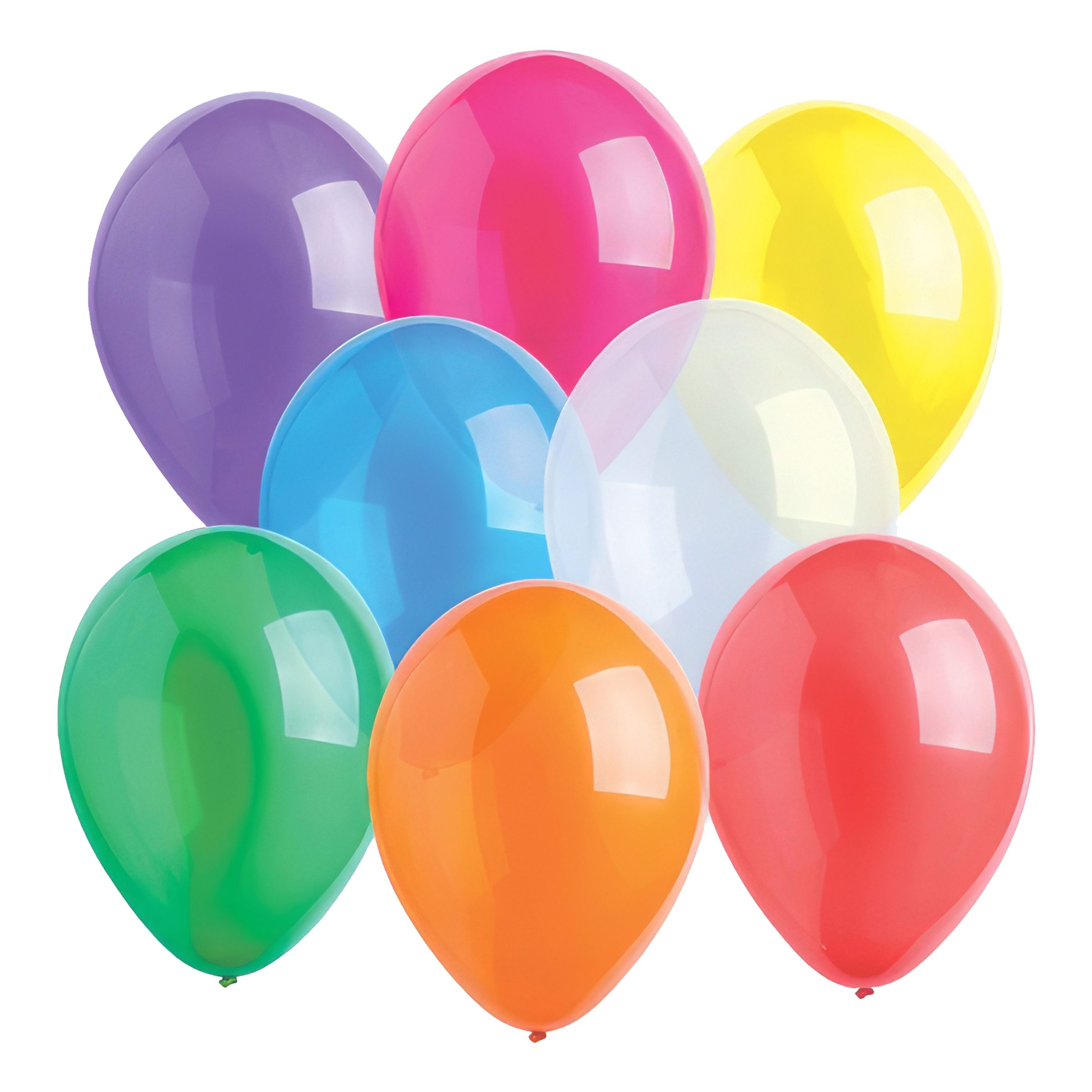 Läs mer om Ballonger Flerfärgade - 50-pack