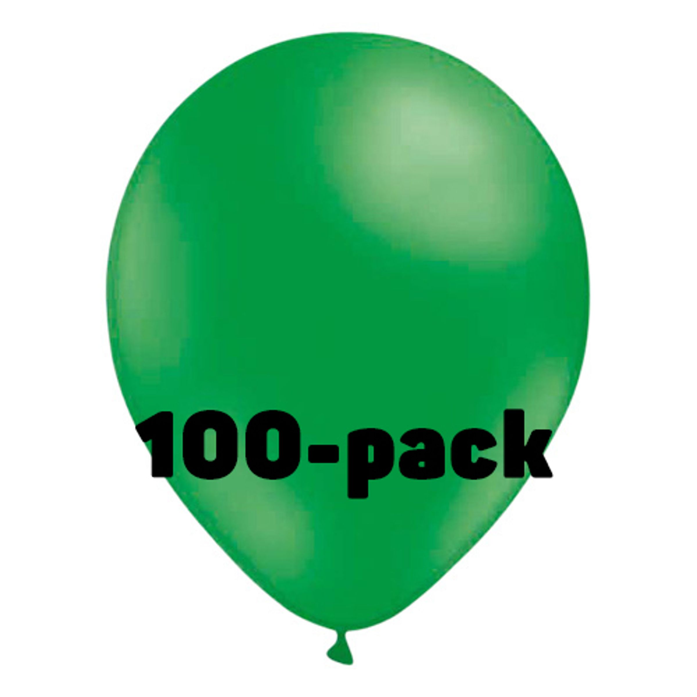 Läs mer om Ballonger Gröna - 100-pack