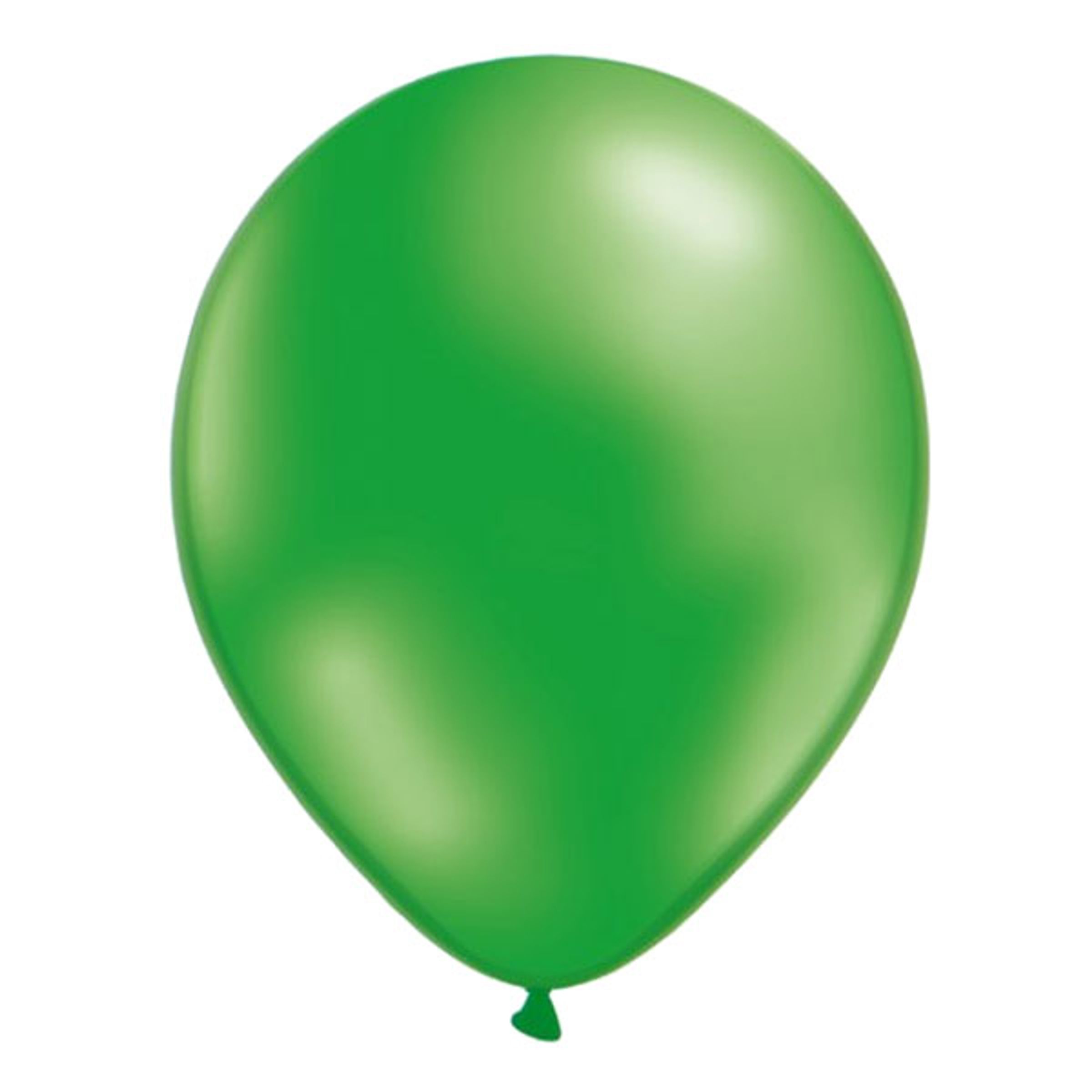 Läs mer om Ballonger Gröna Metallic - 10-pack