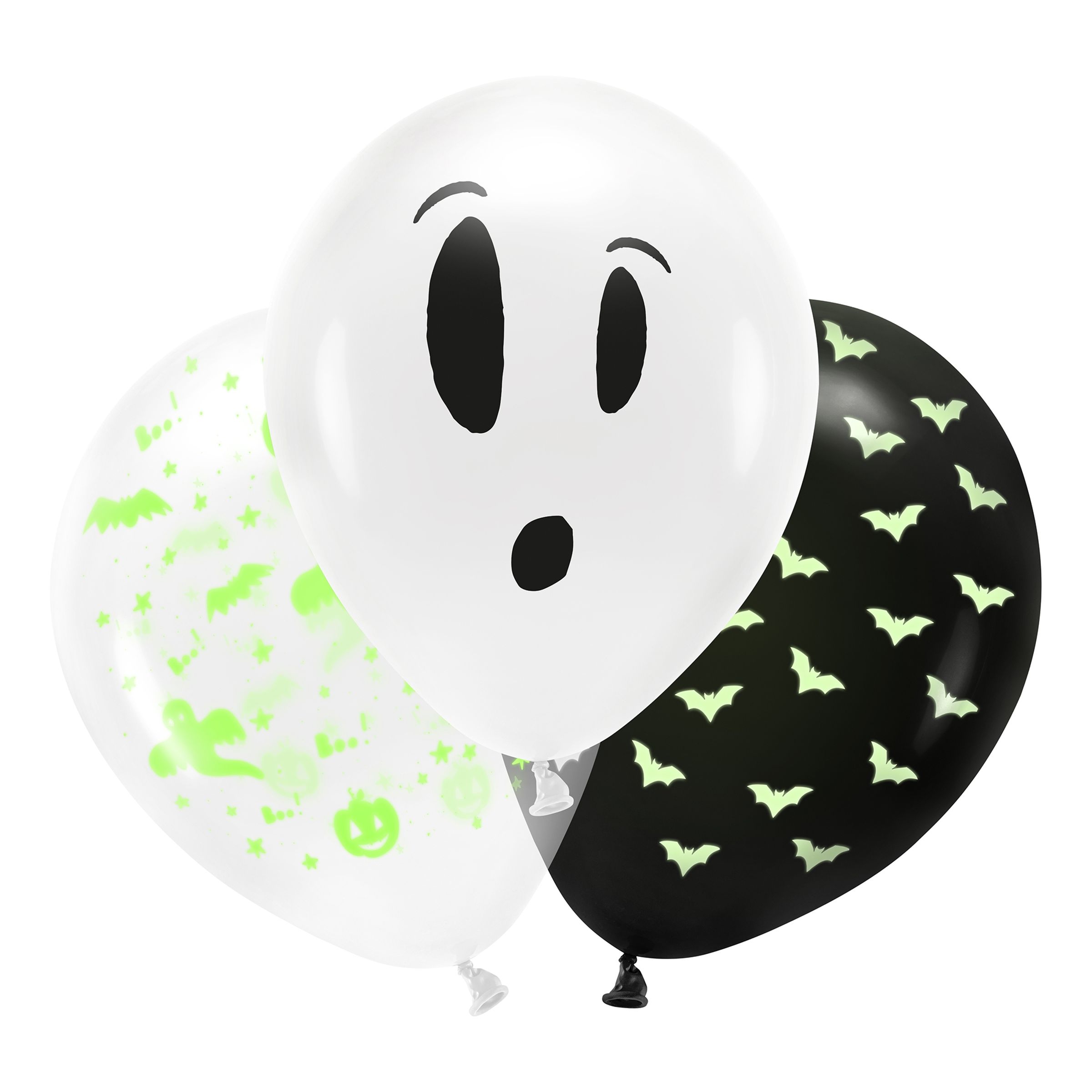 Läs mer om Ballonger Halloween Självlysande
