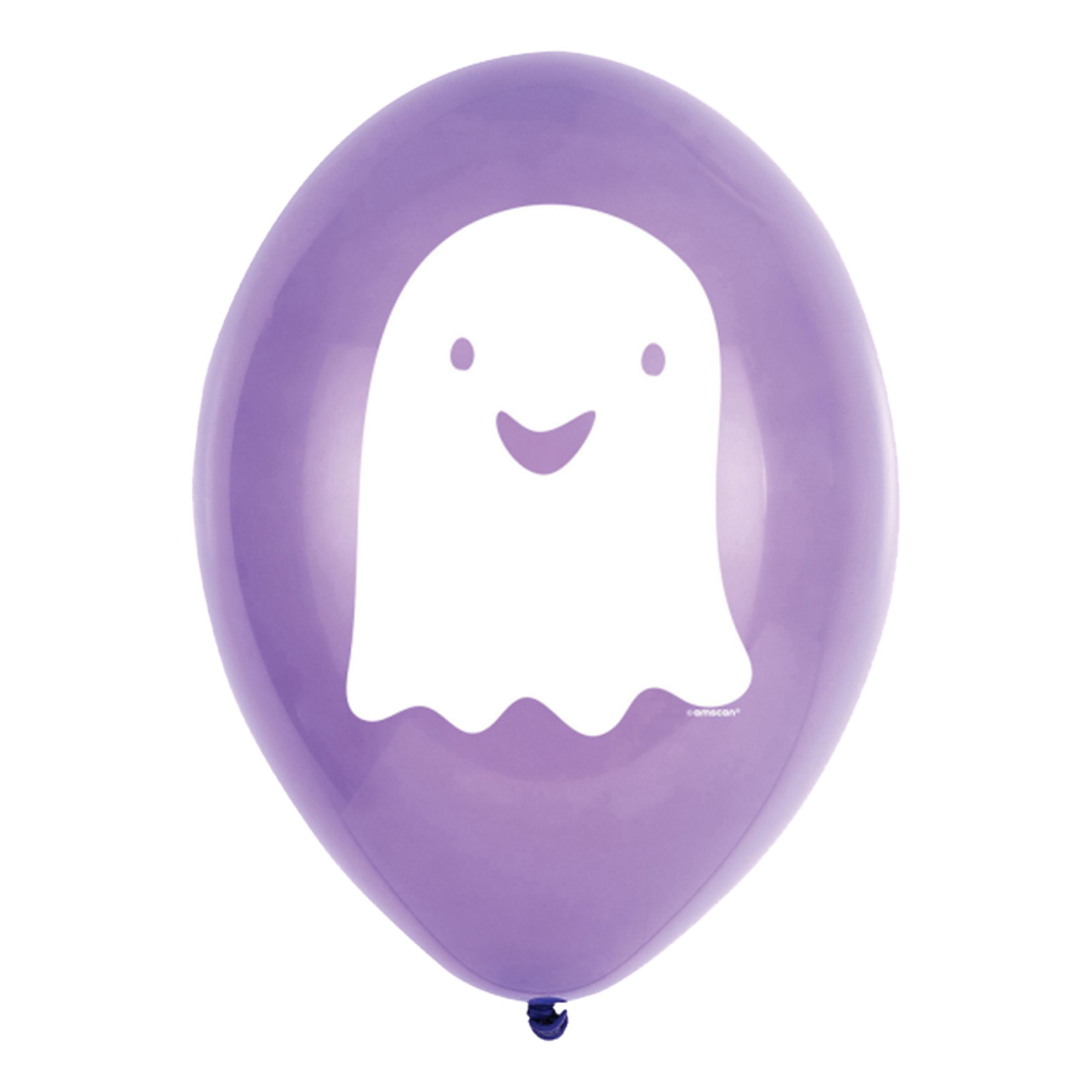 Läs mer om Ballonger Halloween Spöke - 6-pack