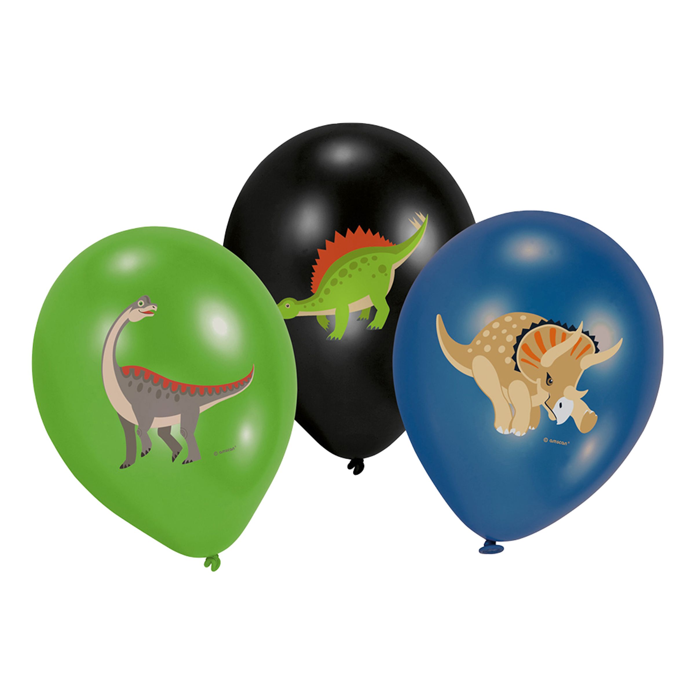Läs mer om Ballonger Happy Dinosaur - 6-pack