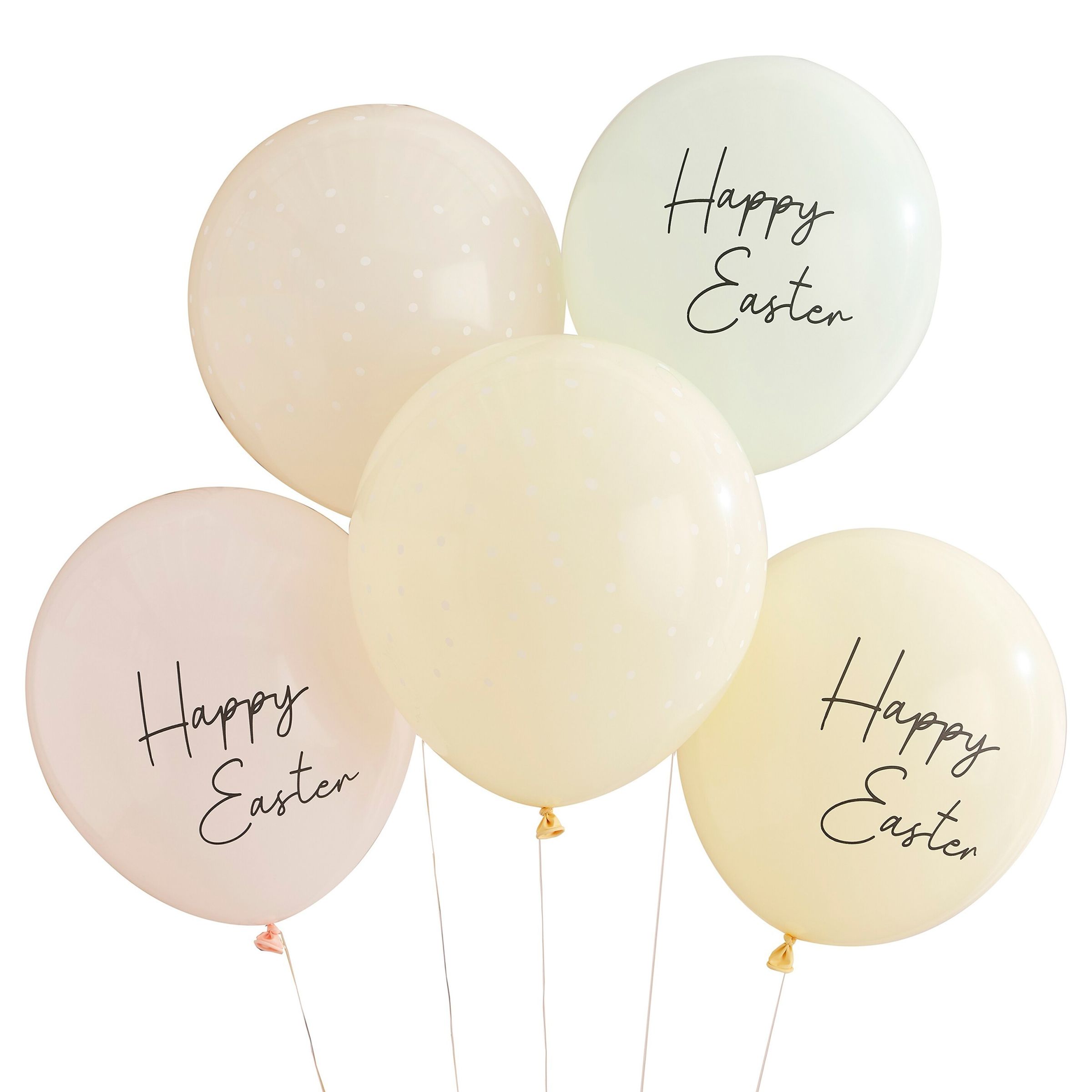 Läs mer om Ballonger Happy Easter - 5-pack