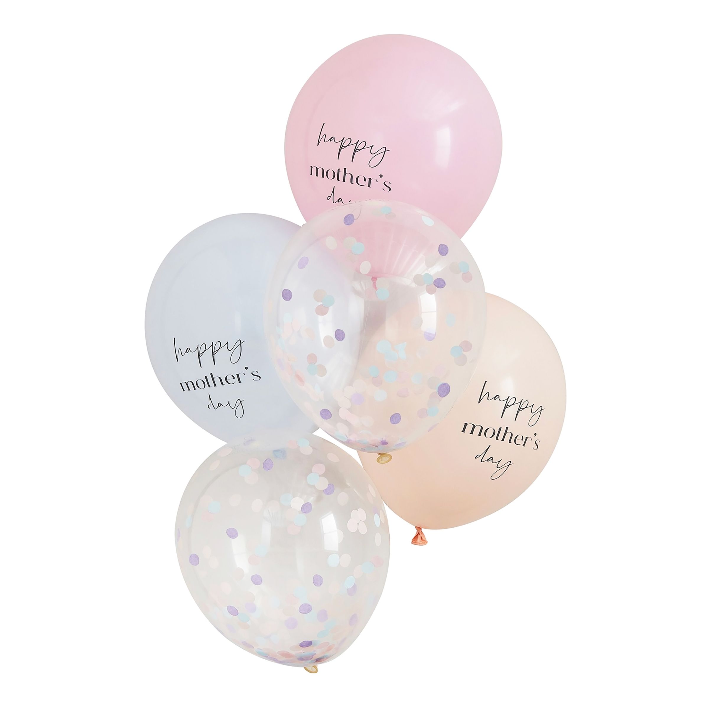Läs mer om Ballonger Happy Mothers Day Mix - 5-pack