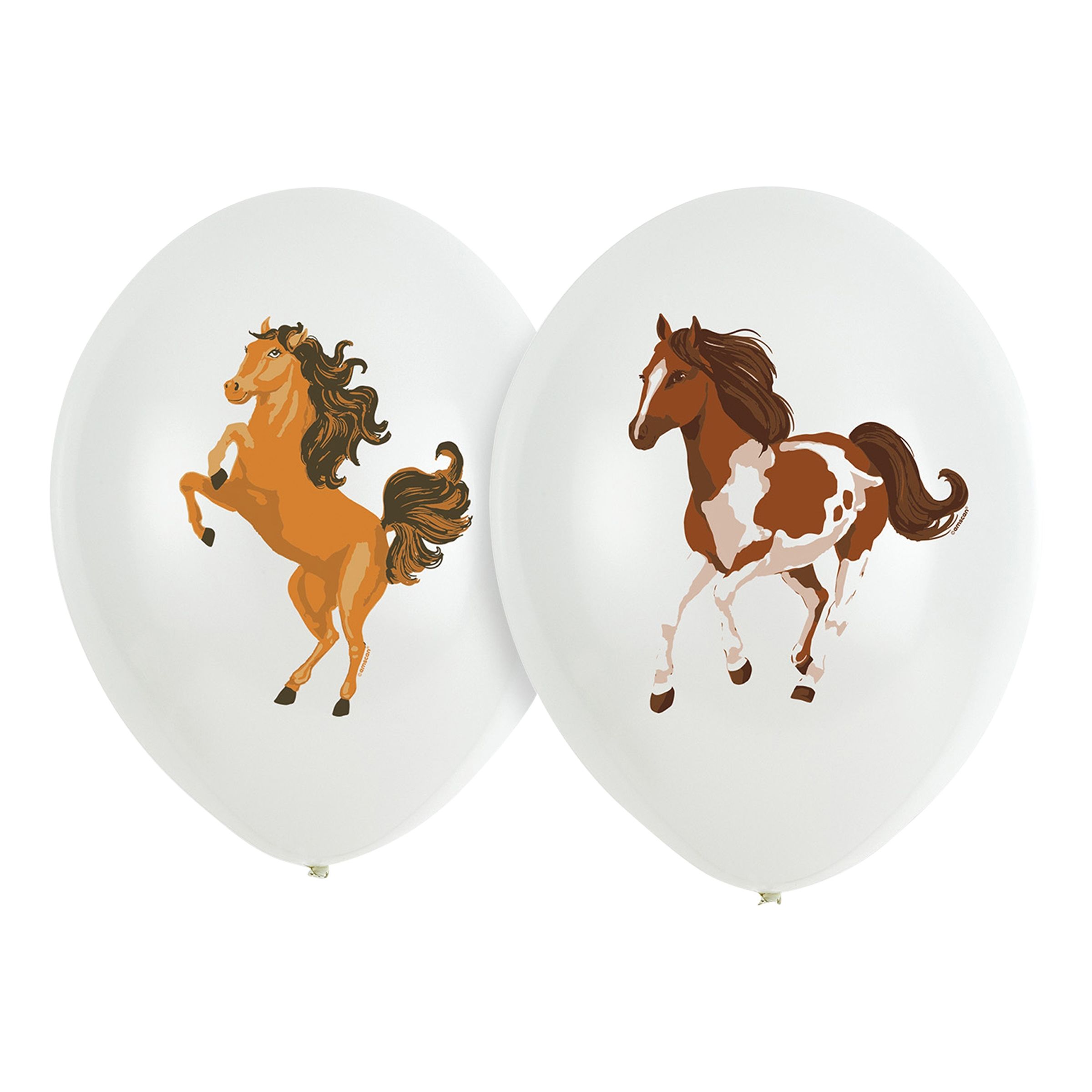Läs mer om Ballonger Hästar - 6-pack