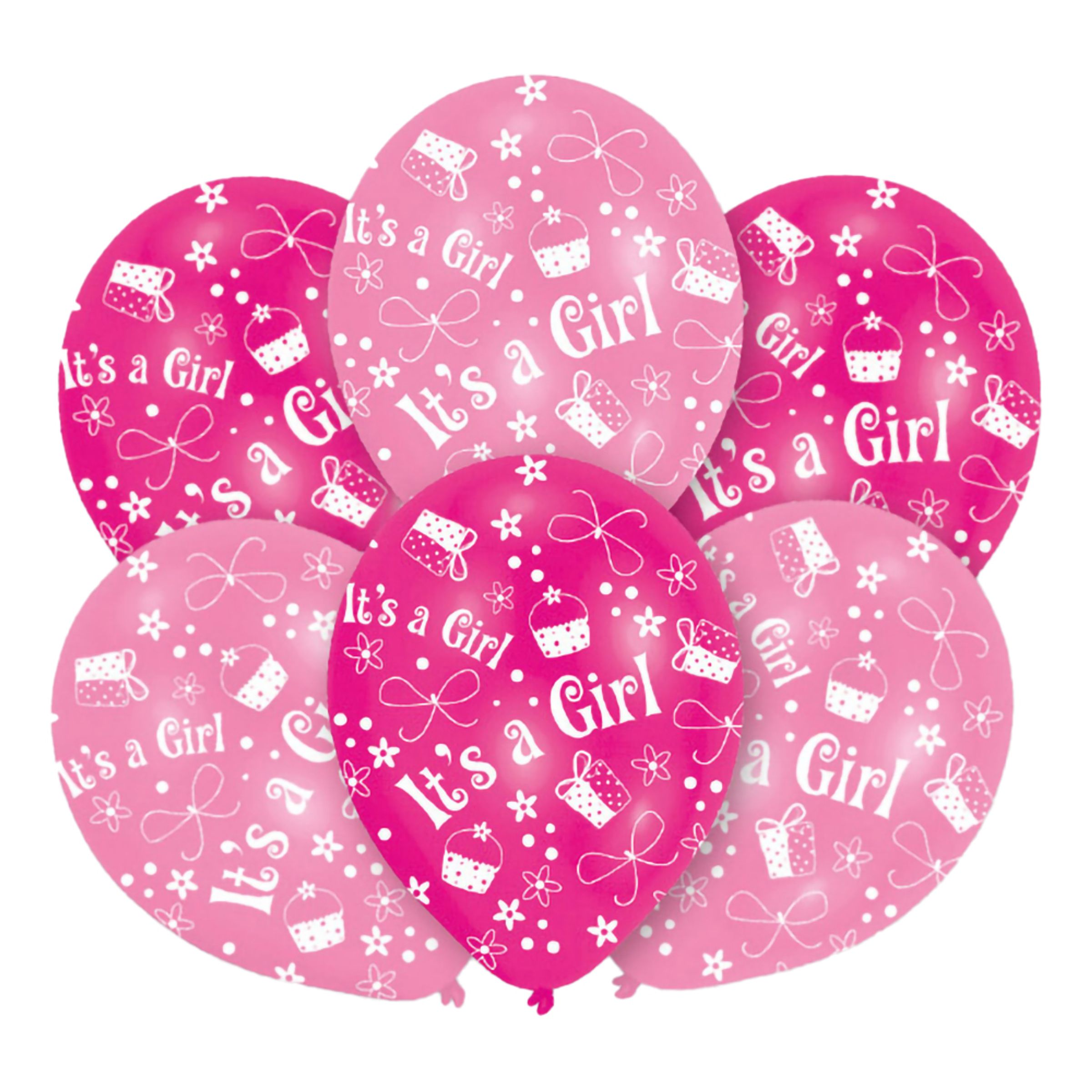 Ballonger It's a Girl - 6-pack