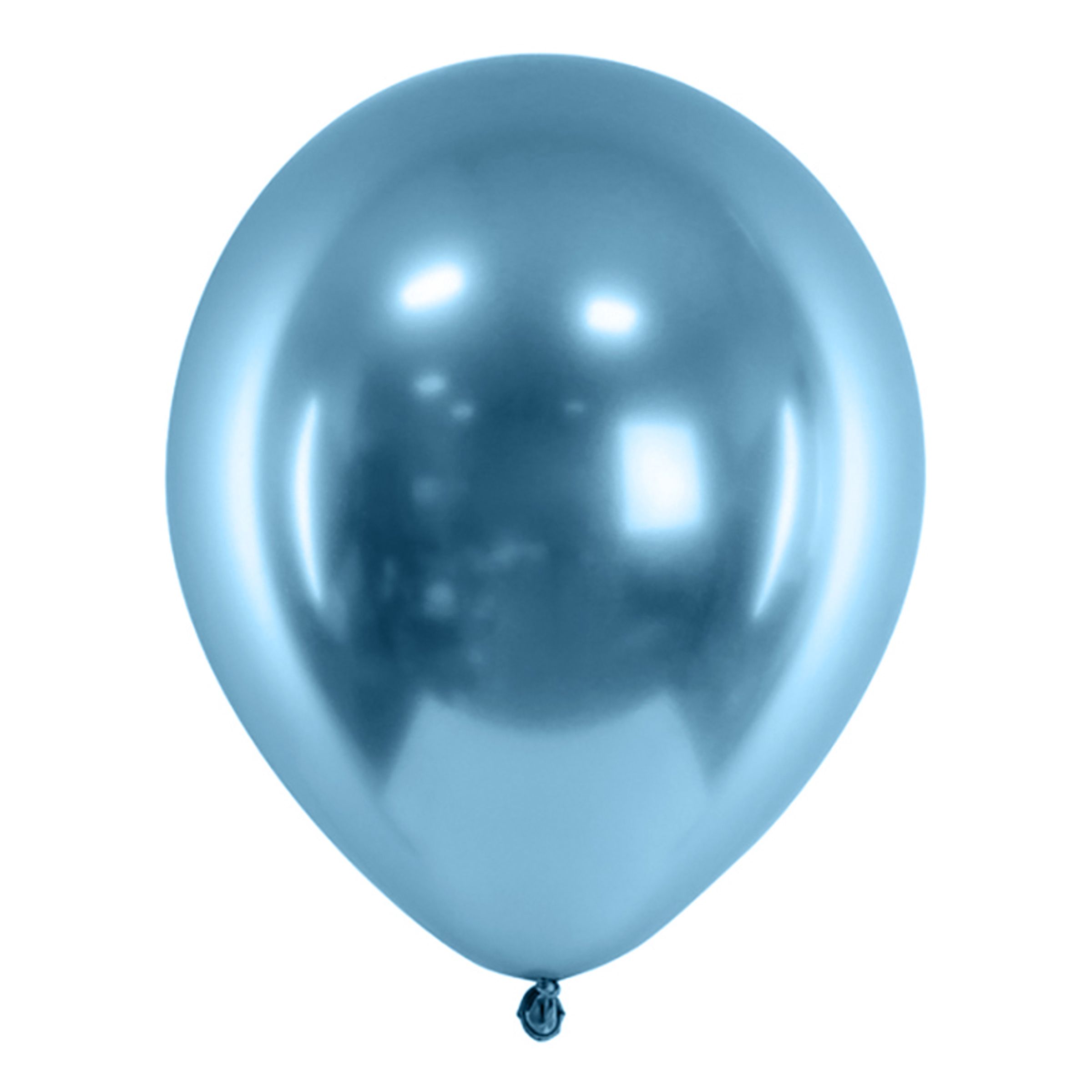 Ballonger Krom Blå - 50-pack