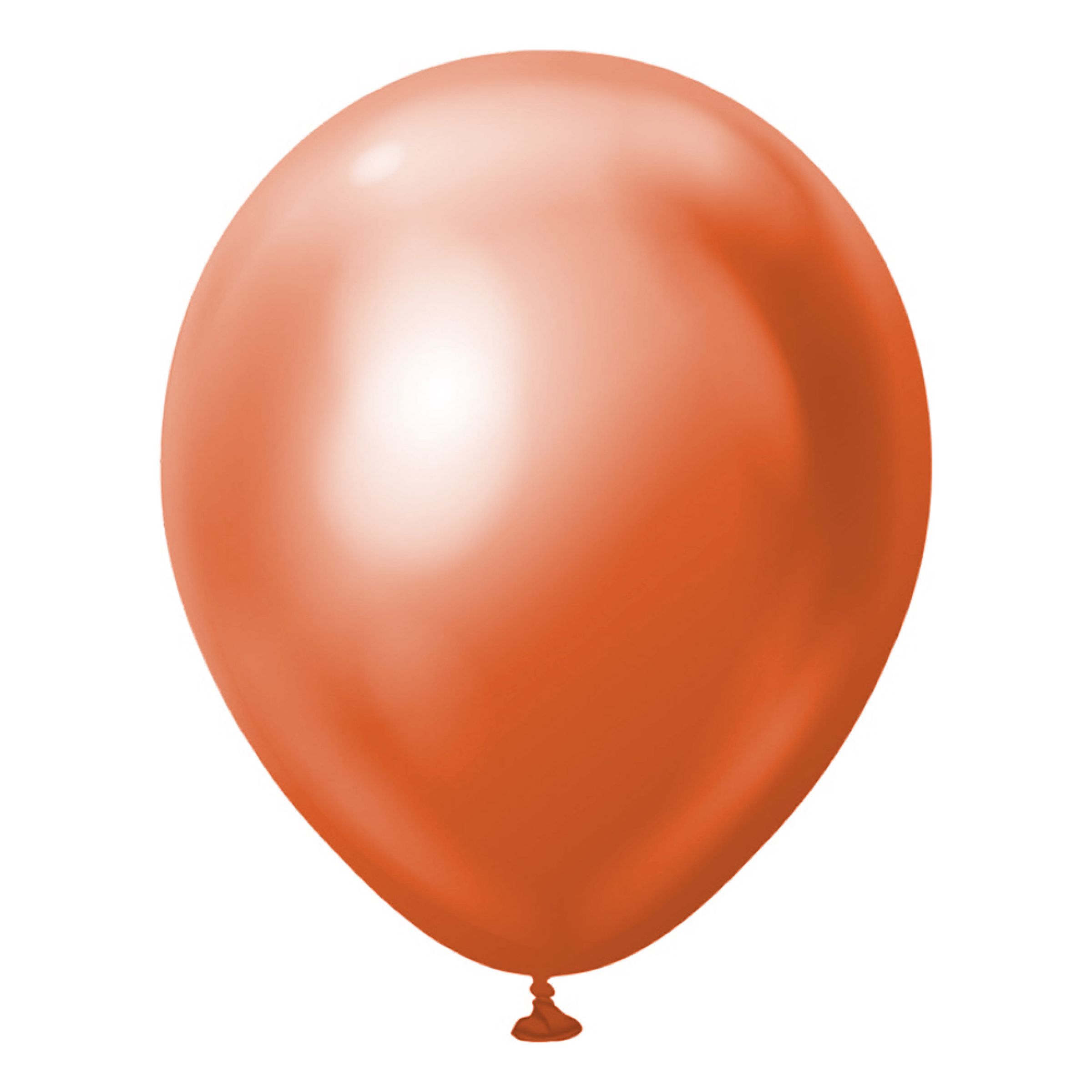 Balloner Krom Kobber - 50-stk