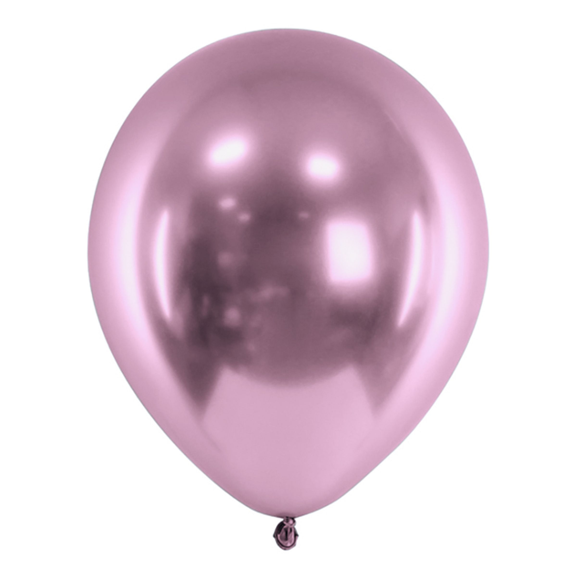 Läs mer om Ballonger Krom Rosa - 50-pack