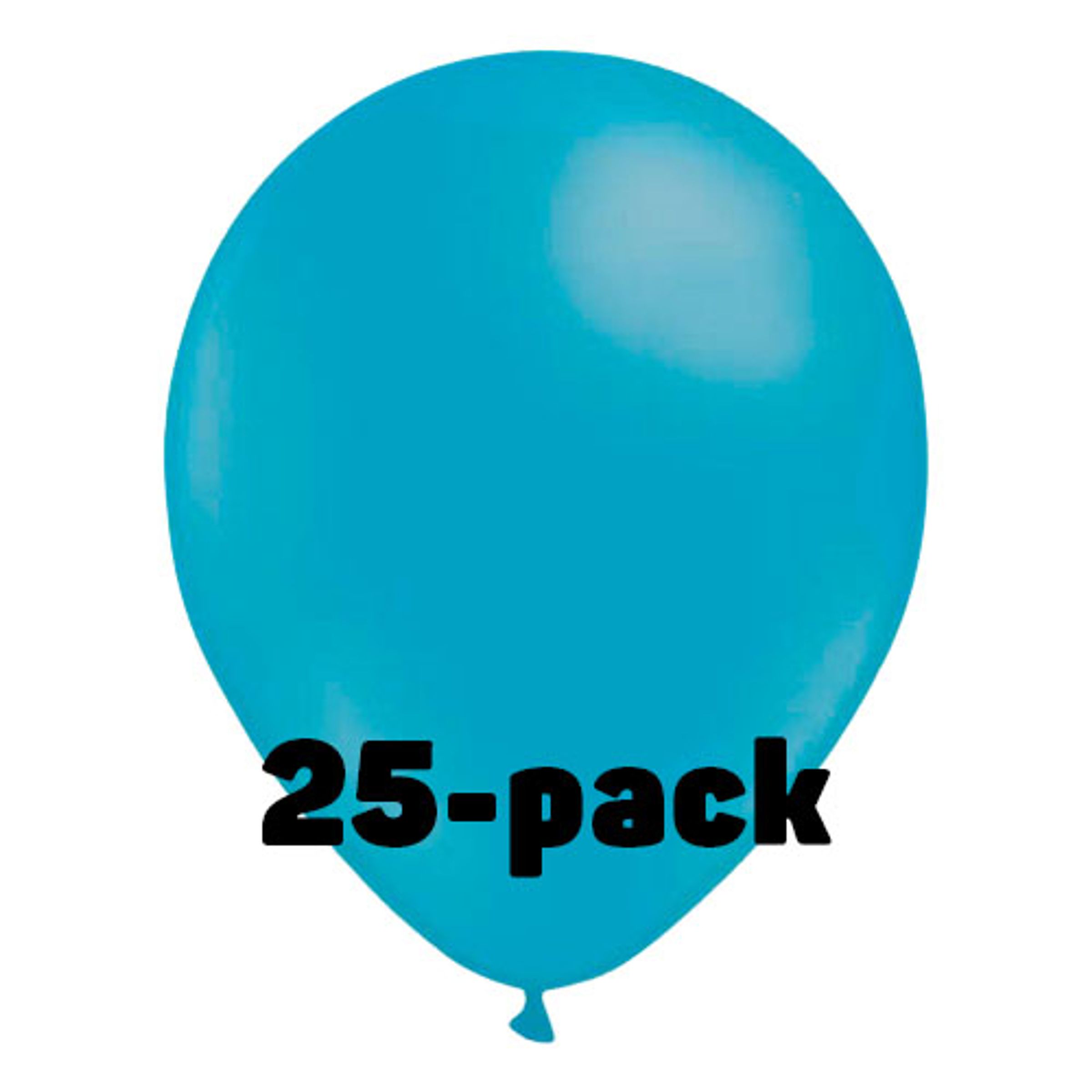 Läs mer om Ballonger Ljusblåa - 25-pack