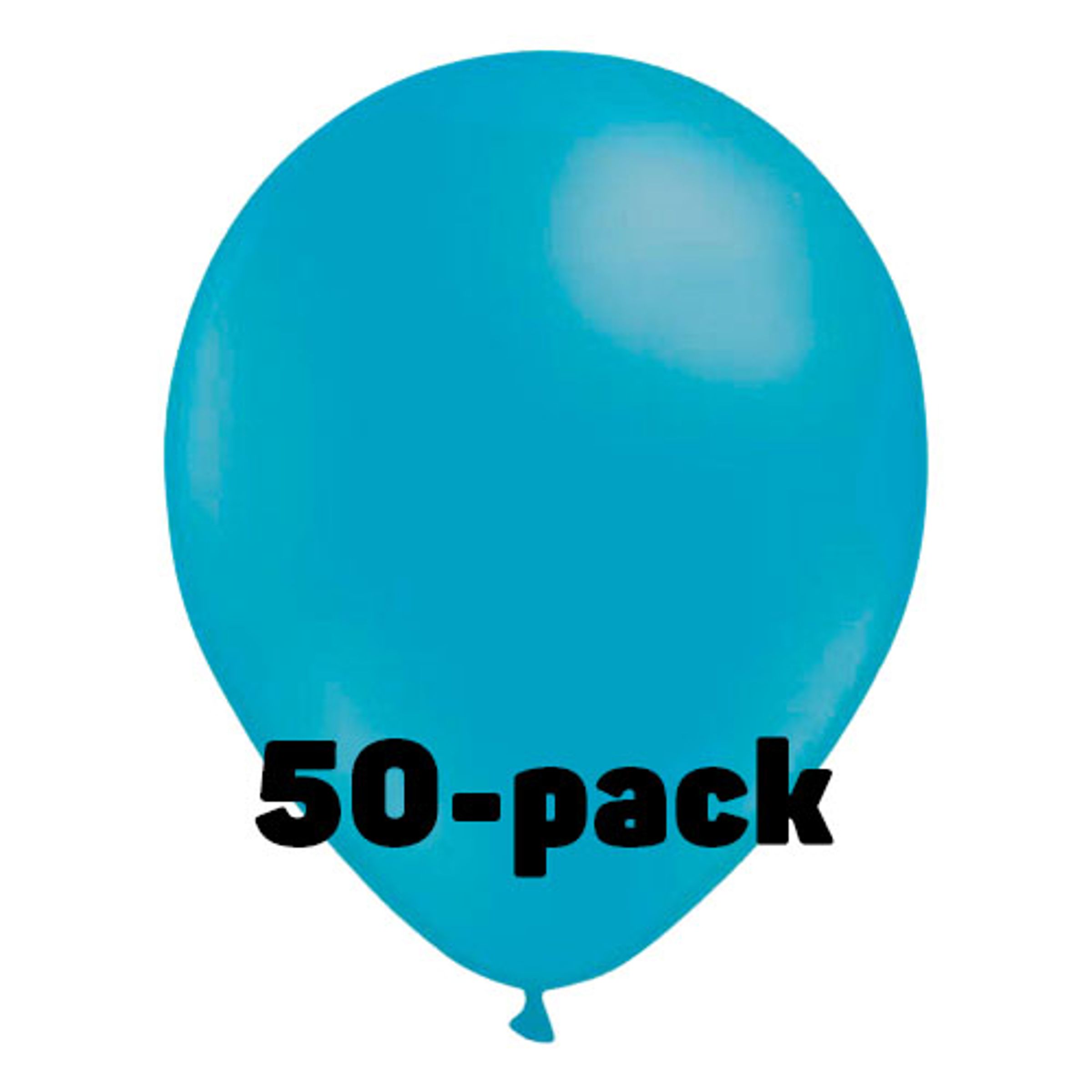 Ballonger Ljusblåa - 50-pack