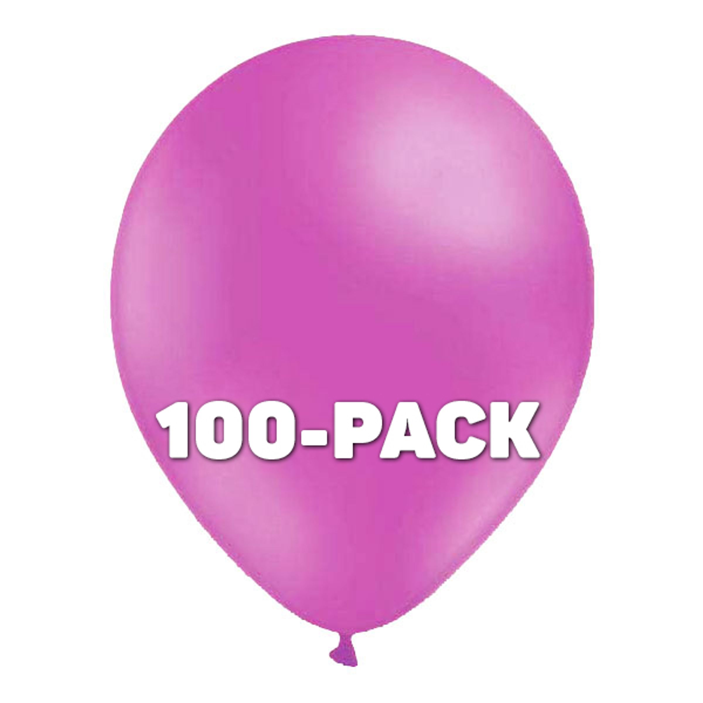 Läs mer om Ballonger Ljuslila - 100-pack