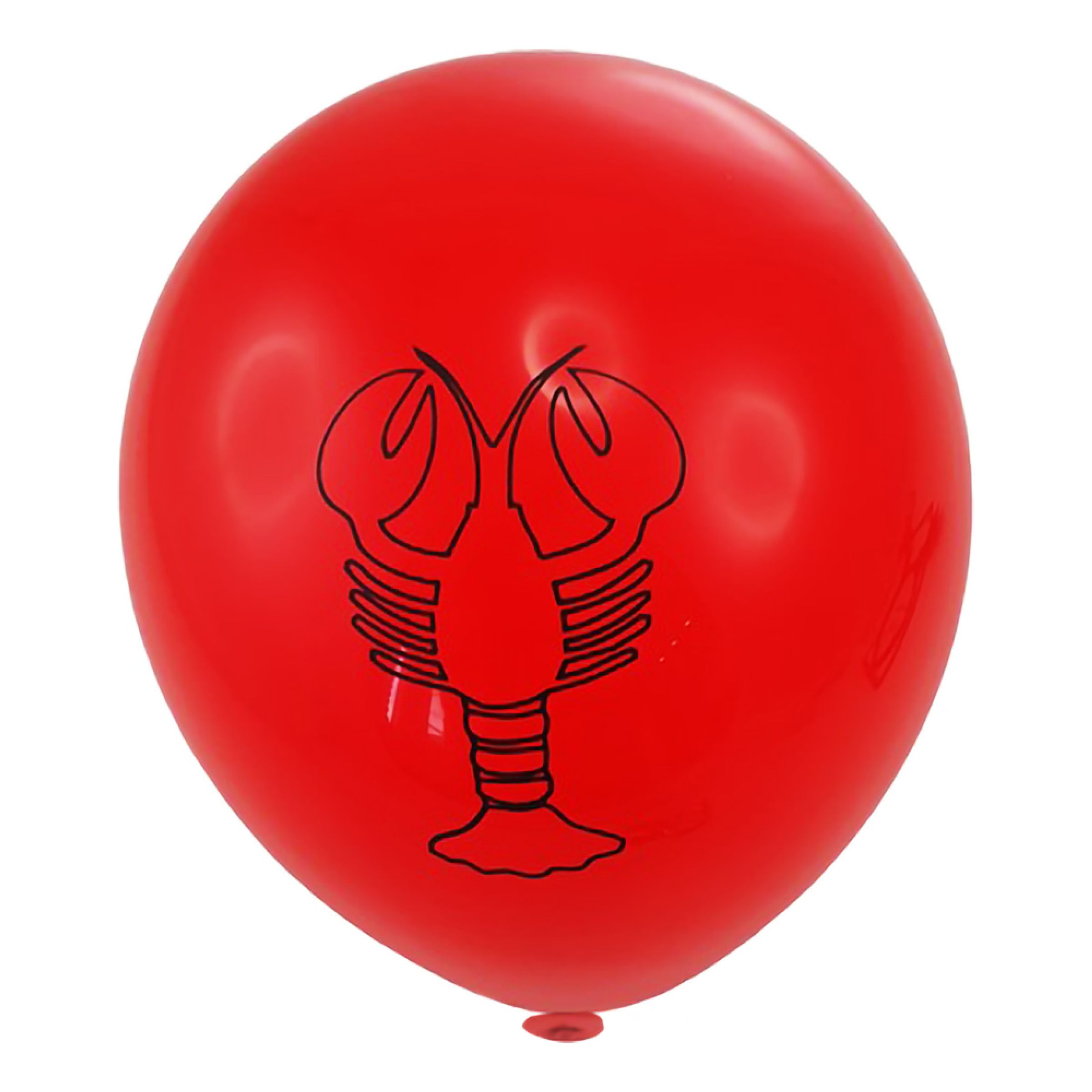 Ballonger med Kräftmotiv - 10-pack | Hem - Festartiklar - Ballonger - Latexballonger | Pryloteket