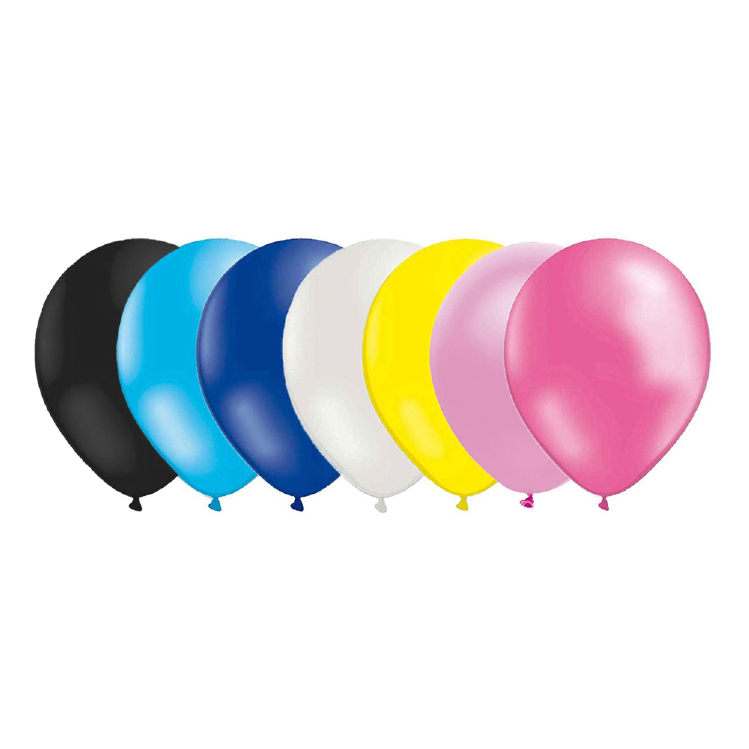 Ballonger Metallic Flerfärgade - 25-pack | Hem - Festartiklar - Ballonger - Latexballonger | Pryloteket